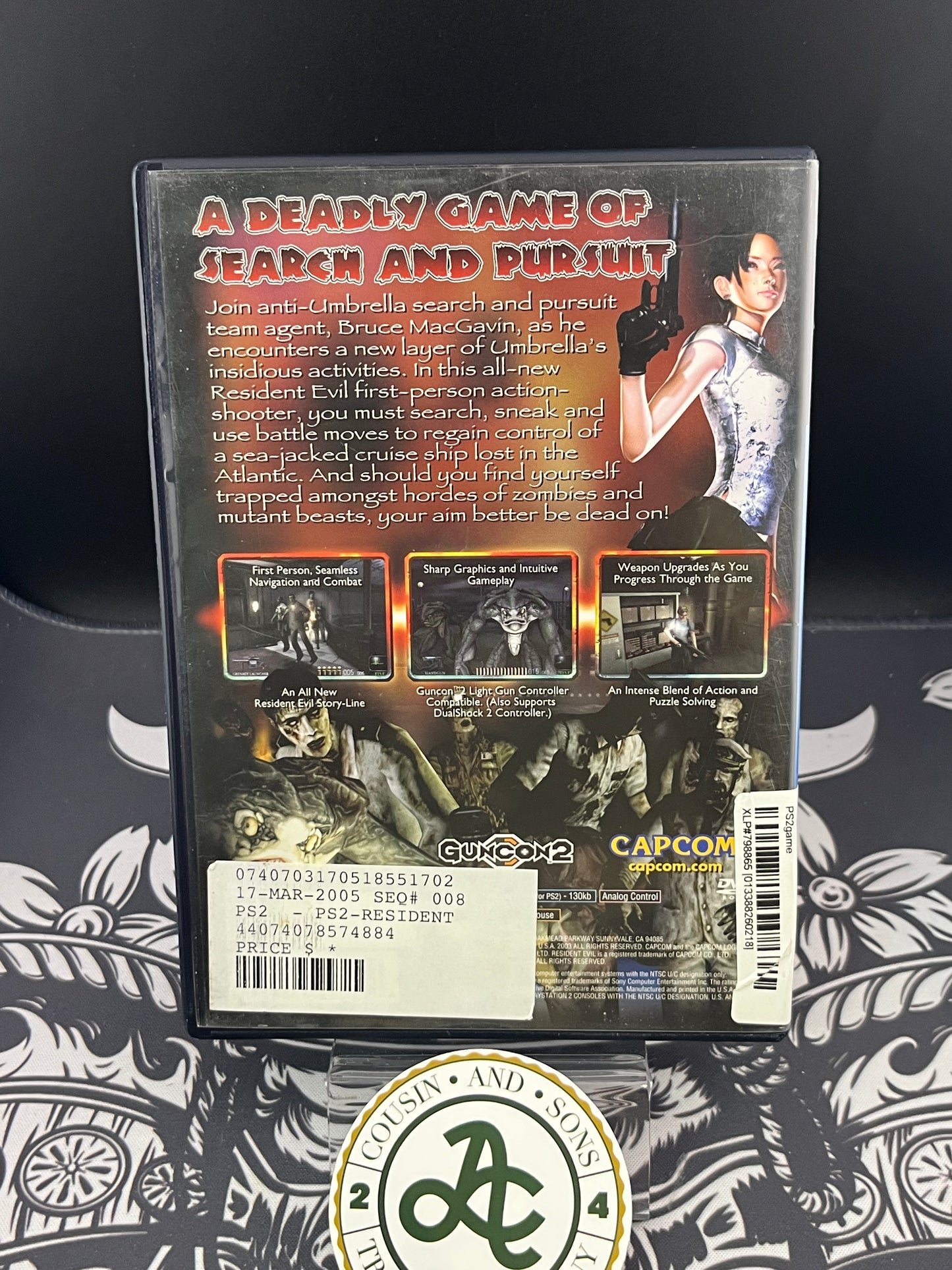 Resident Evil Dead Aim PS2 No Manual