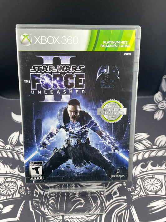 Star Wars the Force Unleashed 2 Platinum Hits Xbox 360 CIB