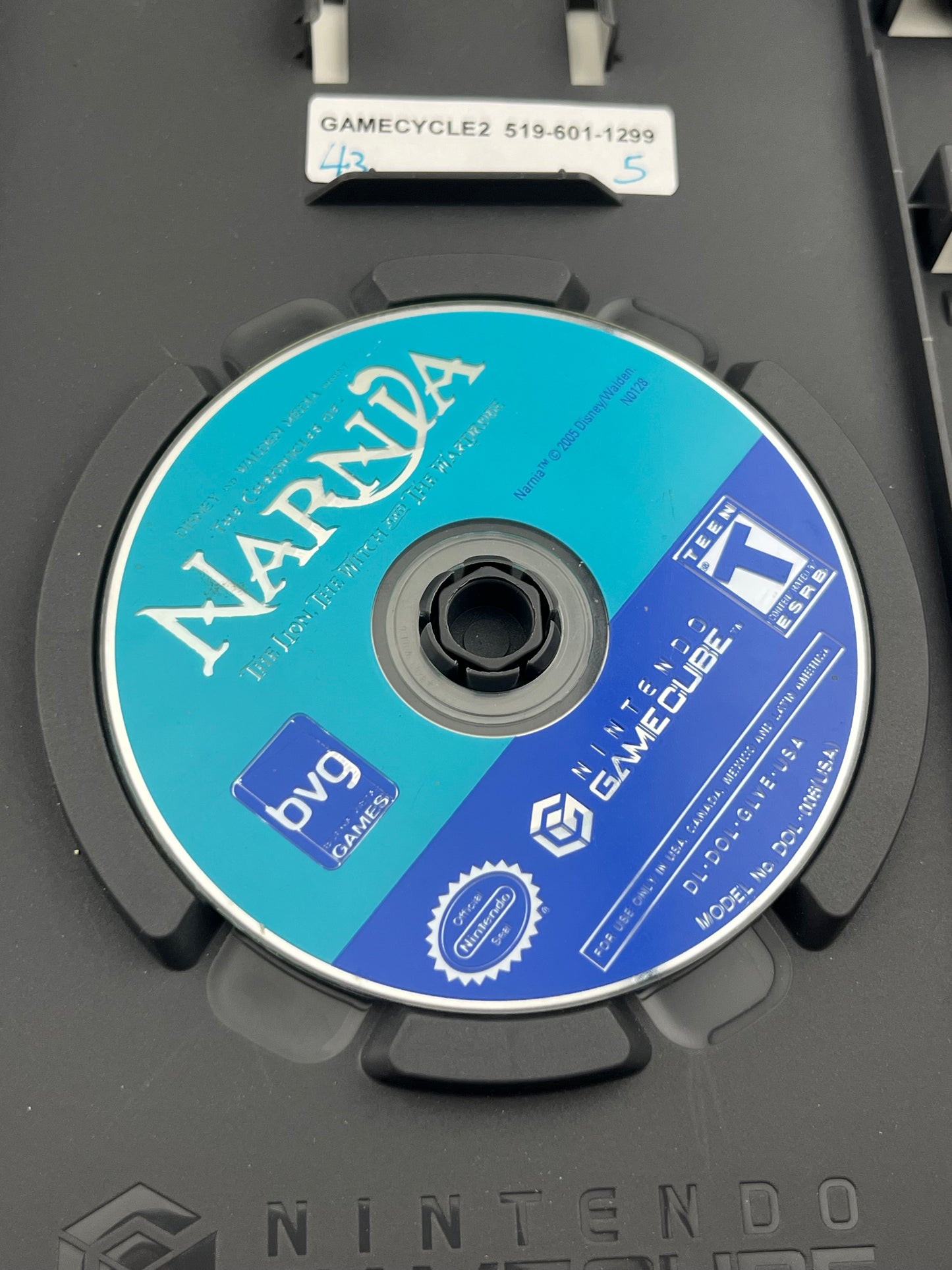 The Chronicles of Narnia PC GameCube No Manual