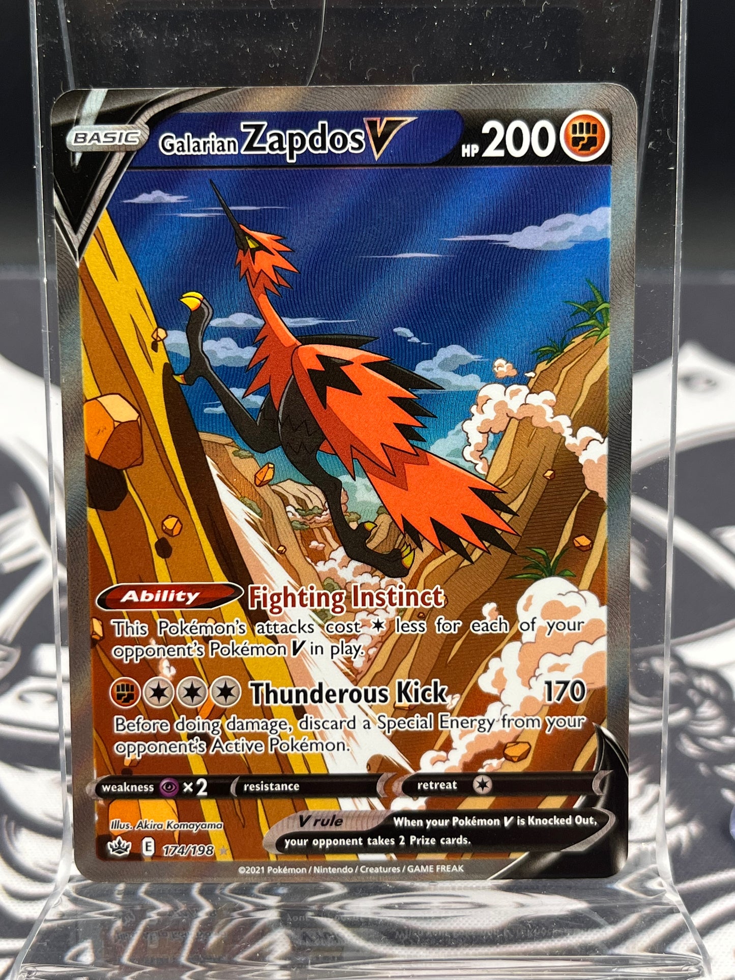 Galarian Zapdos V 174/198 Alternative Art NM