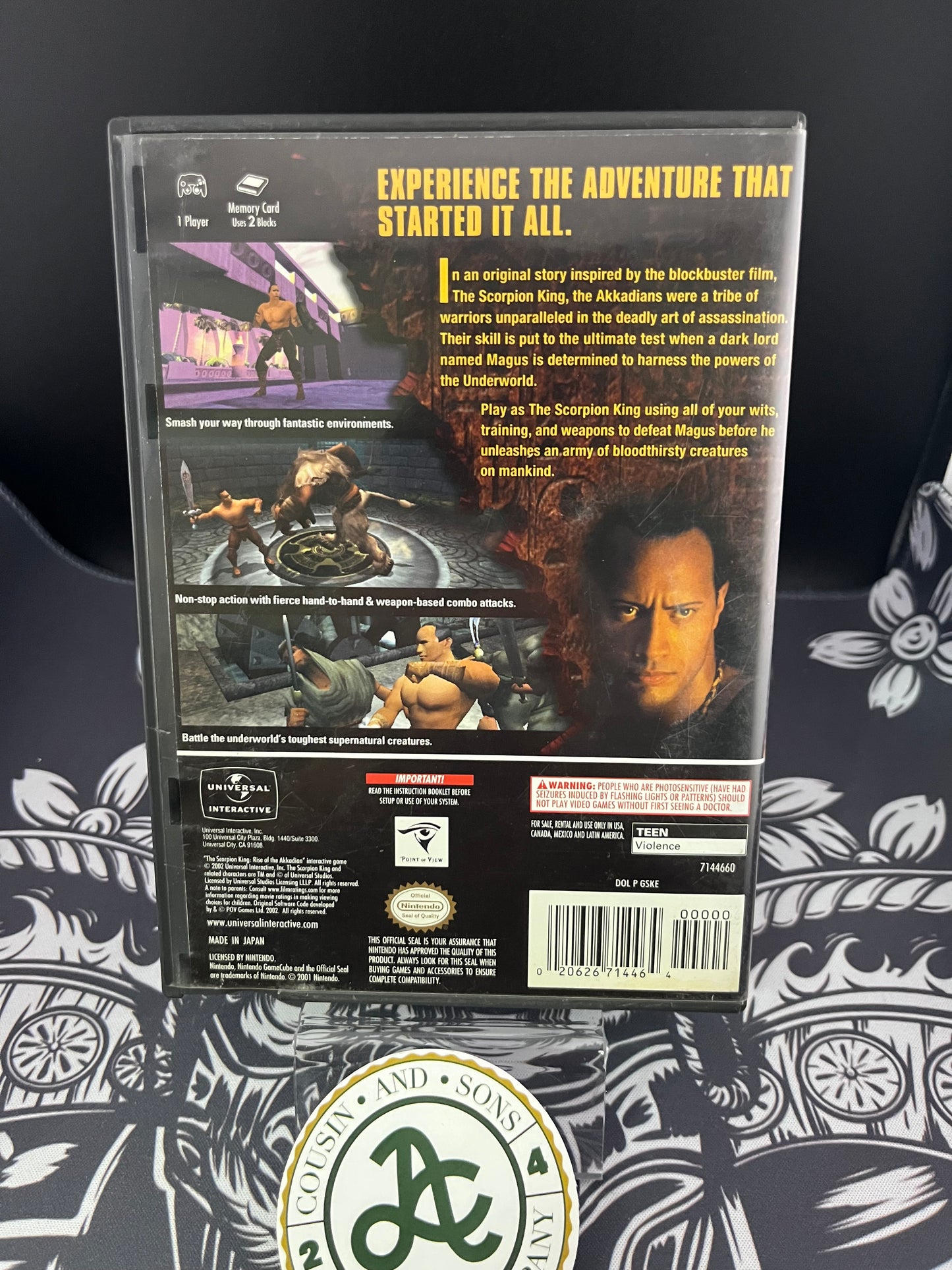 The Scorpion King GC GameCube CIB