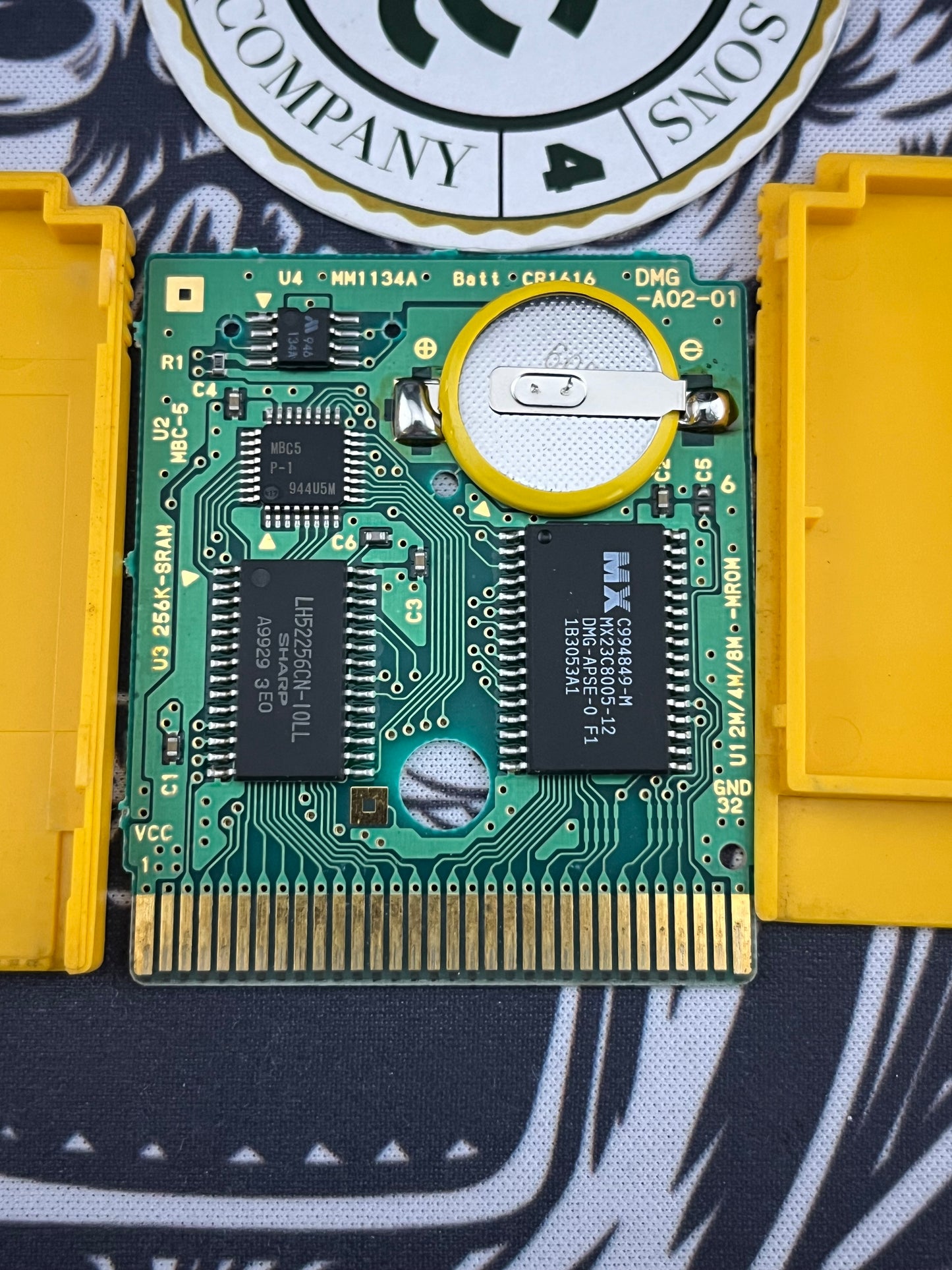 Pokémon Yellow Gameboy Loose bad Label