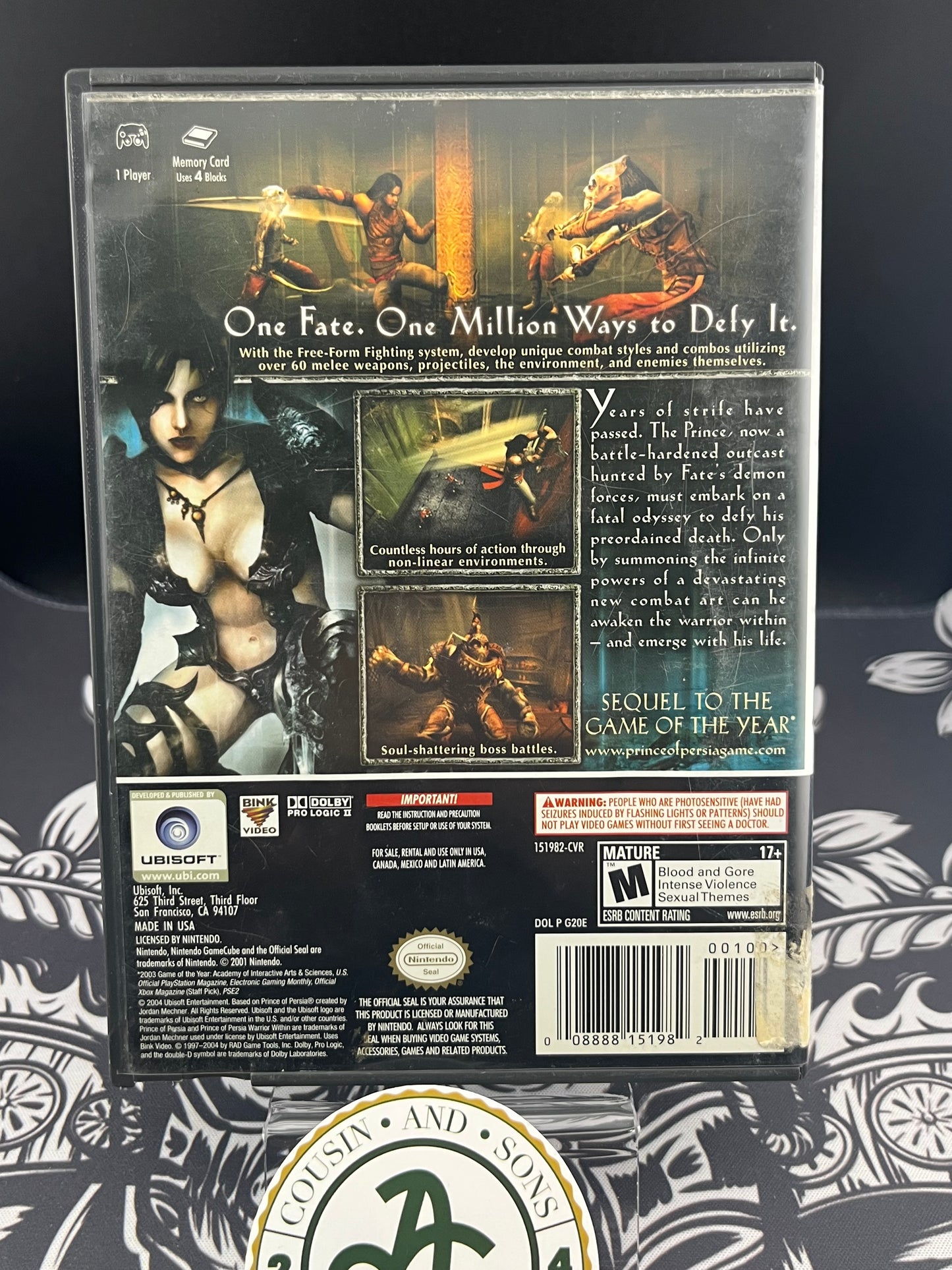 Prince of Persia Warrior Within GameCube CIB