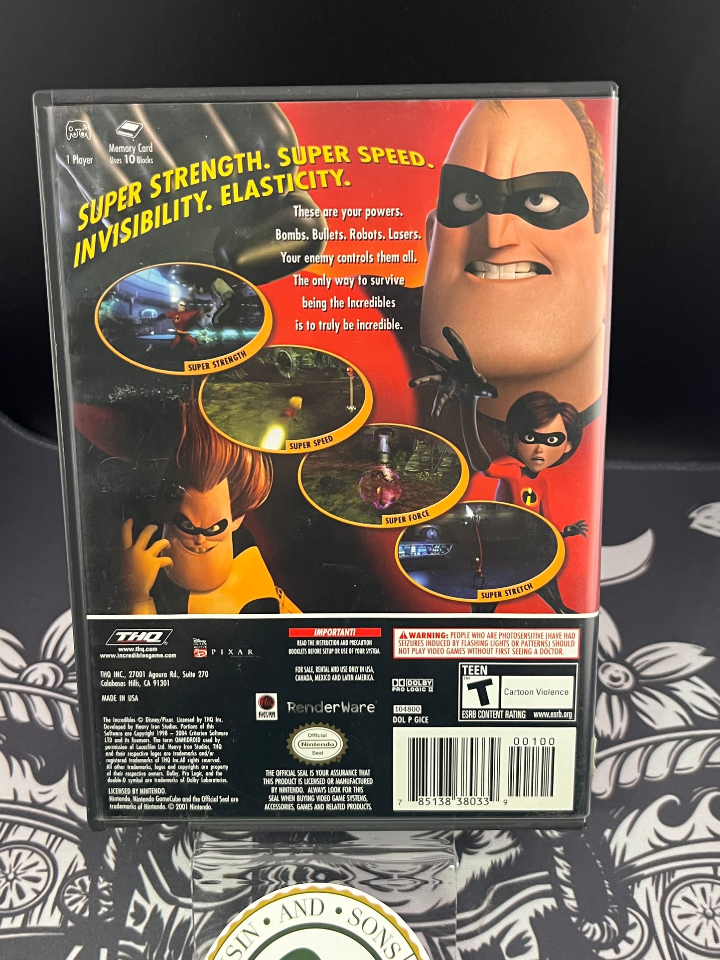 The Incredibles GameCube CIB