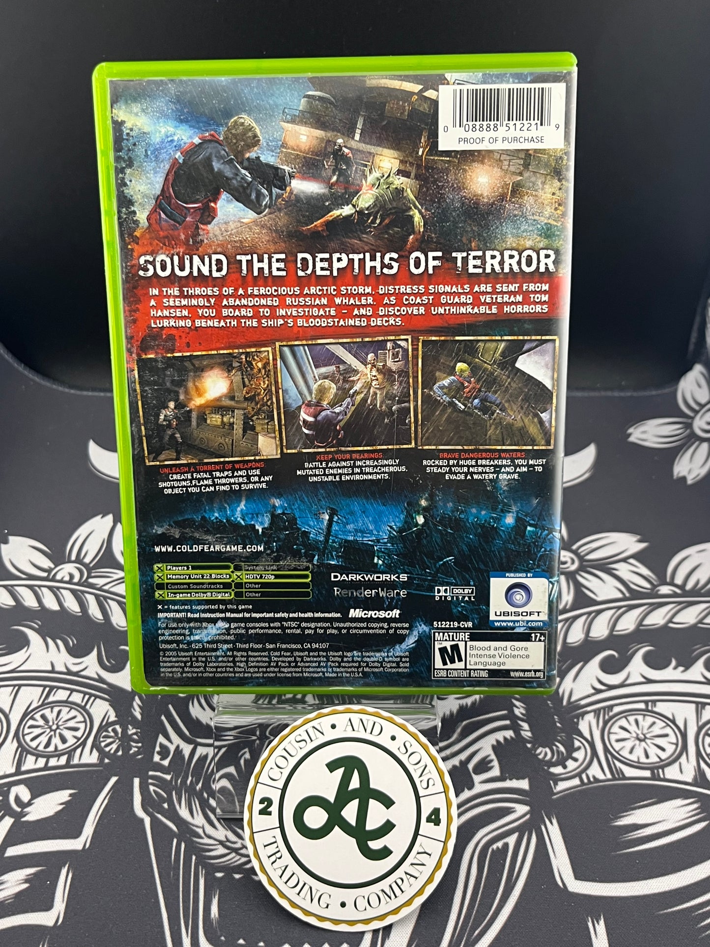 Cold Fear Xbox No Manual