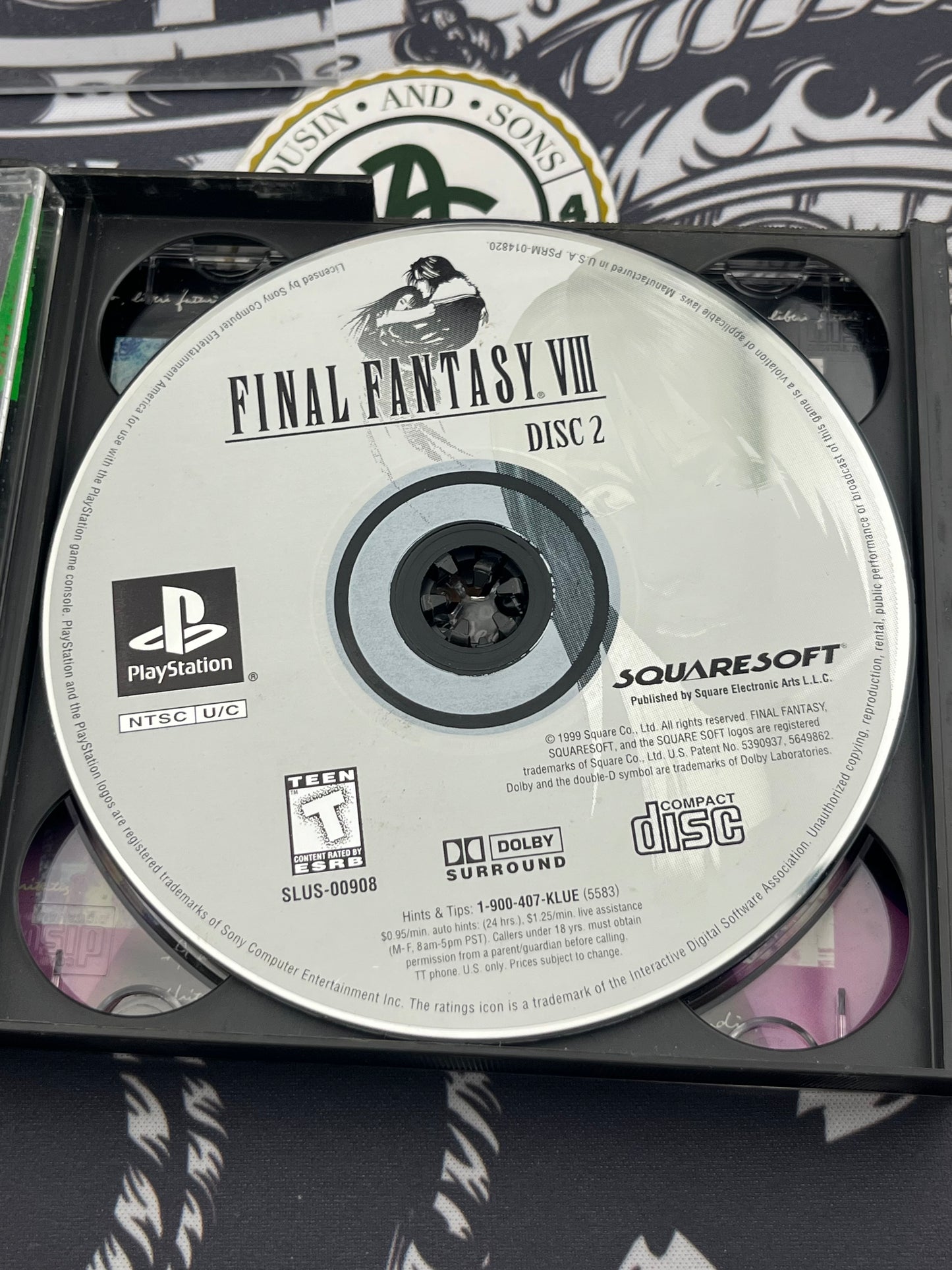 Final Fantasy VIII 8 Greatest Hits PS1 CIB