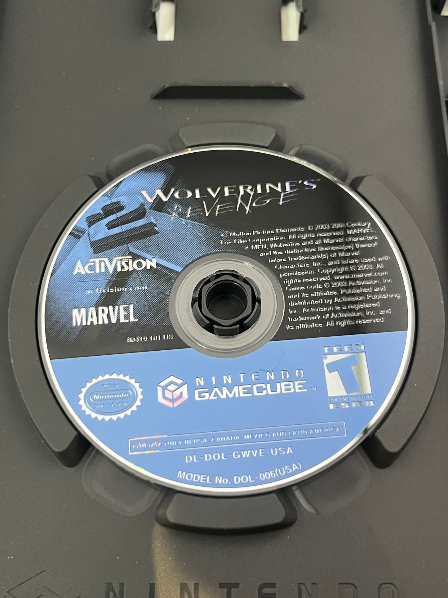 X2 Wolverine’s Revenge GameCube CIB