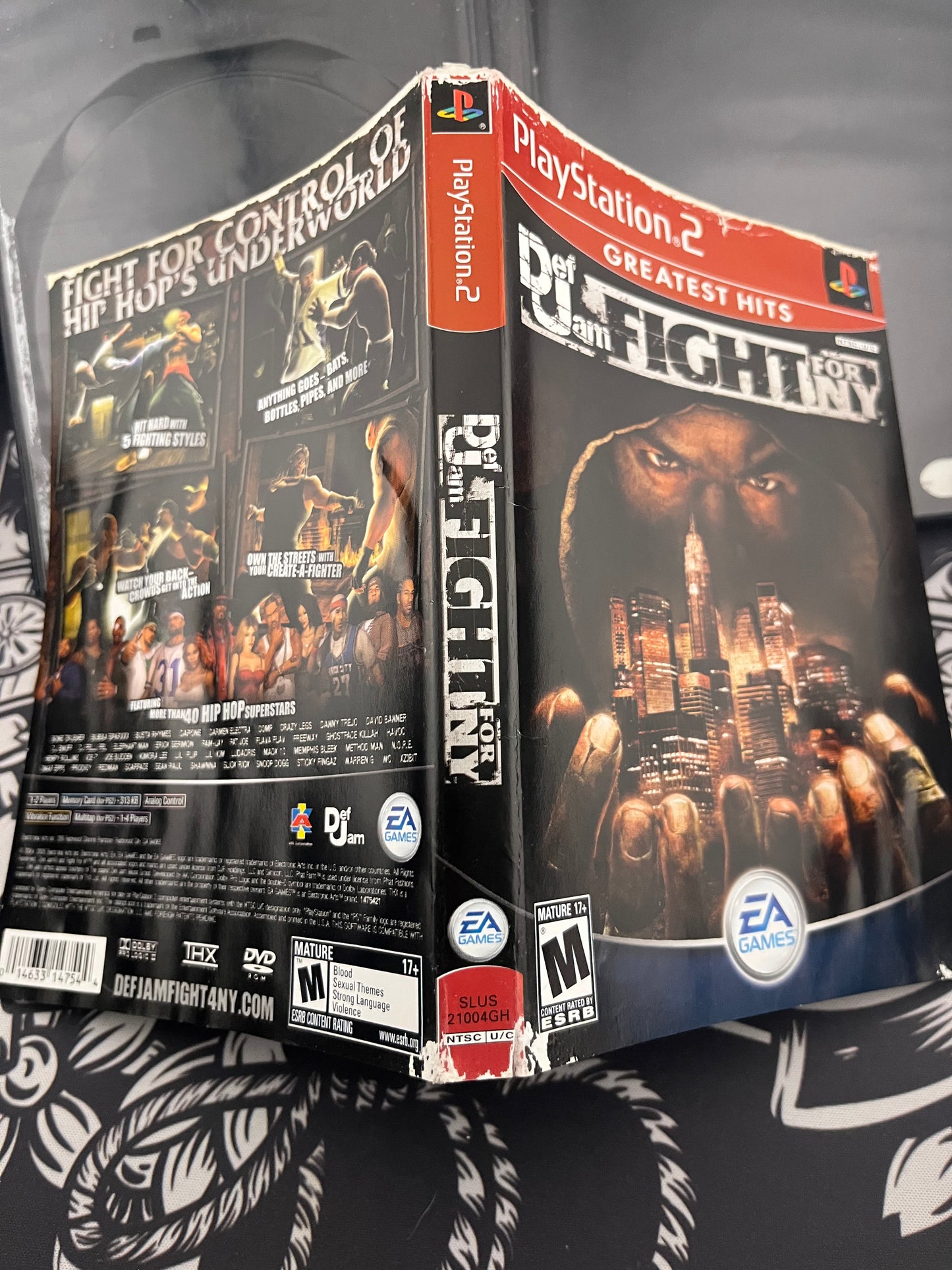 Def Jam Fight for NY Greatest Hits PS2 CIB