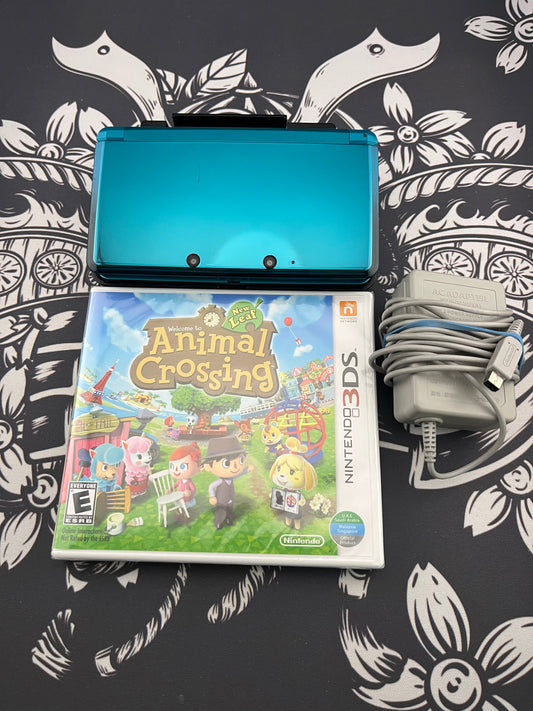 Aqua 3DS Loose with Animal Crossing