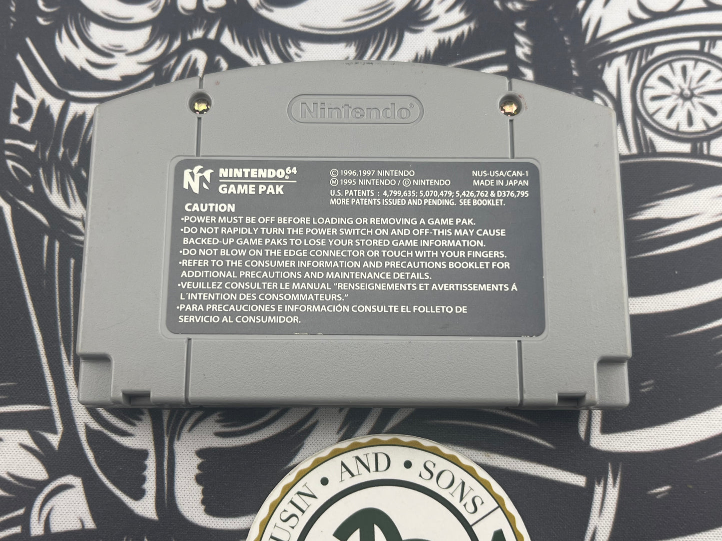 Paper Mario N64 Cartridge