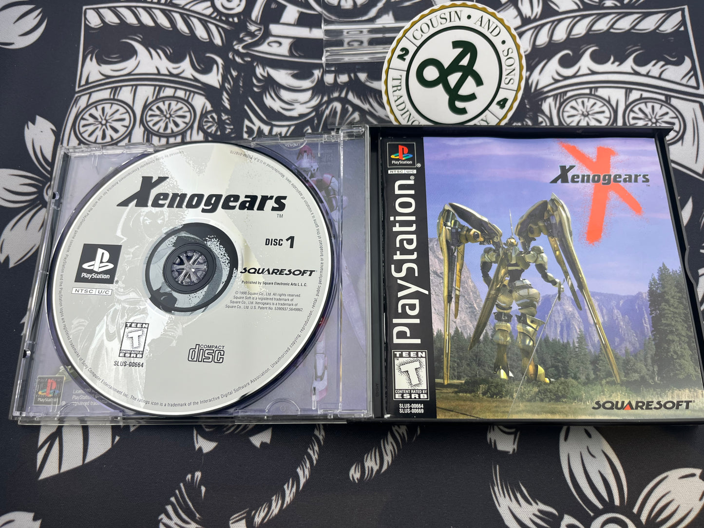 Xenogears PlayStation One PS1 CIB + Registration Card