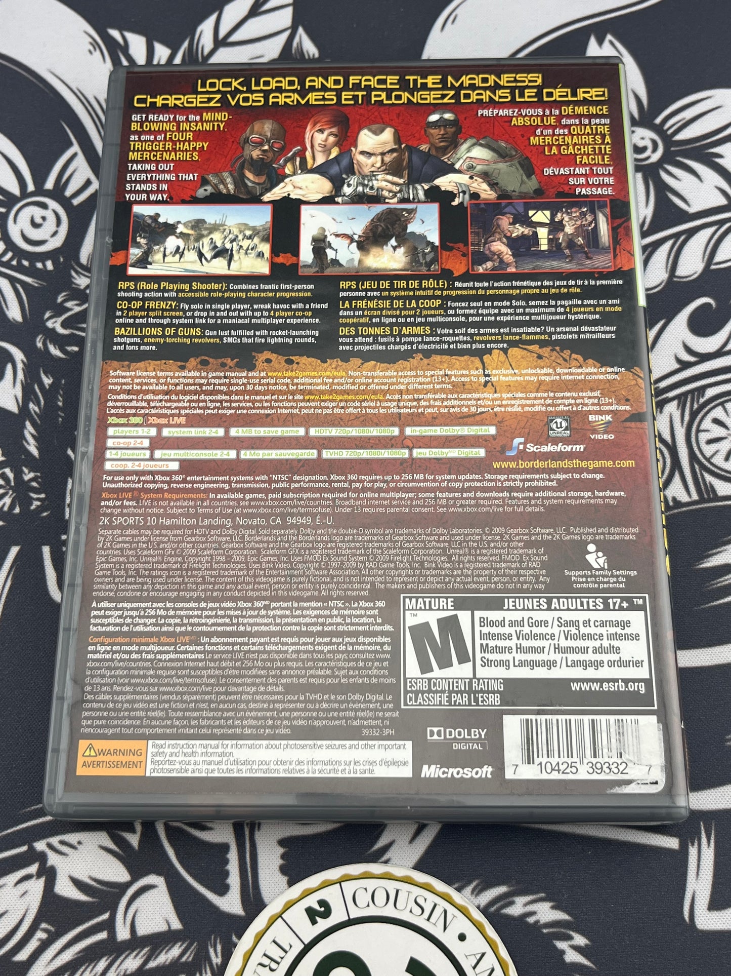 Borderlands PH Xbox 360 CIB