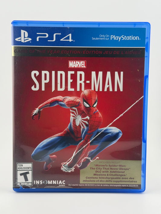 Marvel Spiderman Game of The Year PS4 CIB