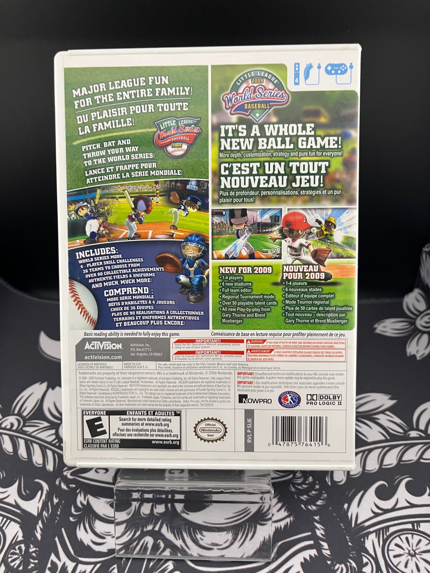 Little League Baseball Wii CIB