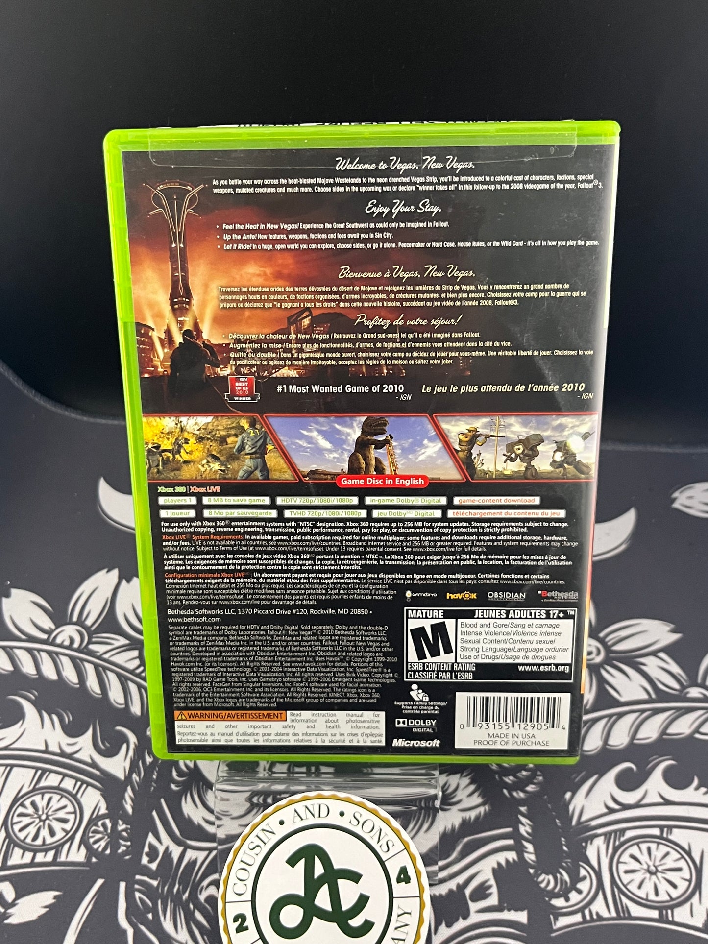 Fallout New Vegas Xbox 360 CIB
