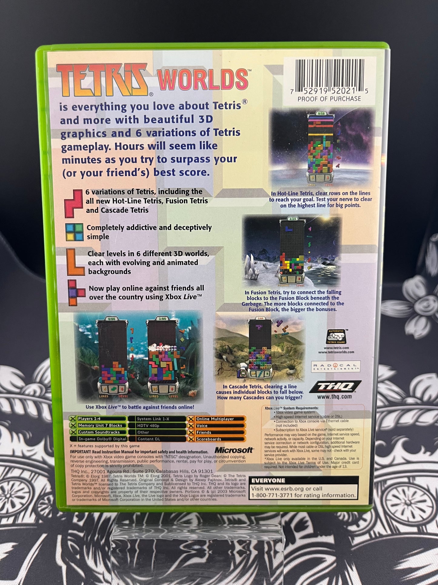 Tetris Worlds Xbox CIB