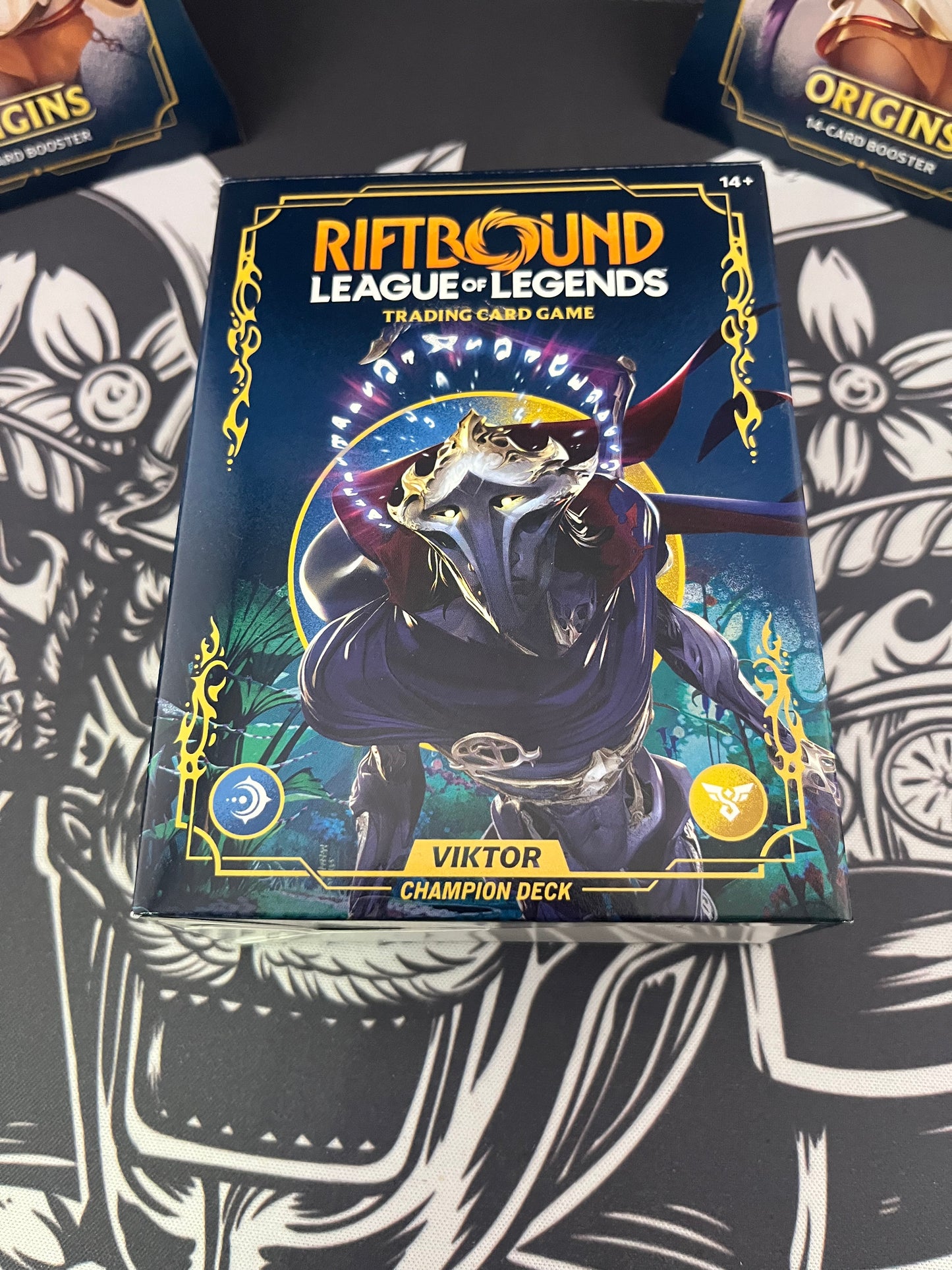Riftbound League of Legends TCG Champion Deck Viktor + 2 Single Booster packs