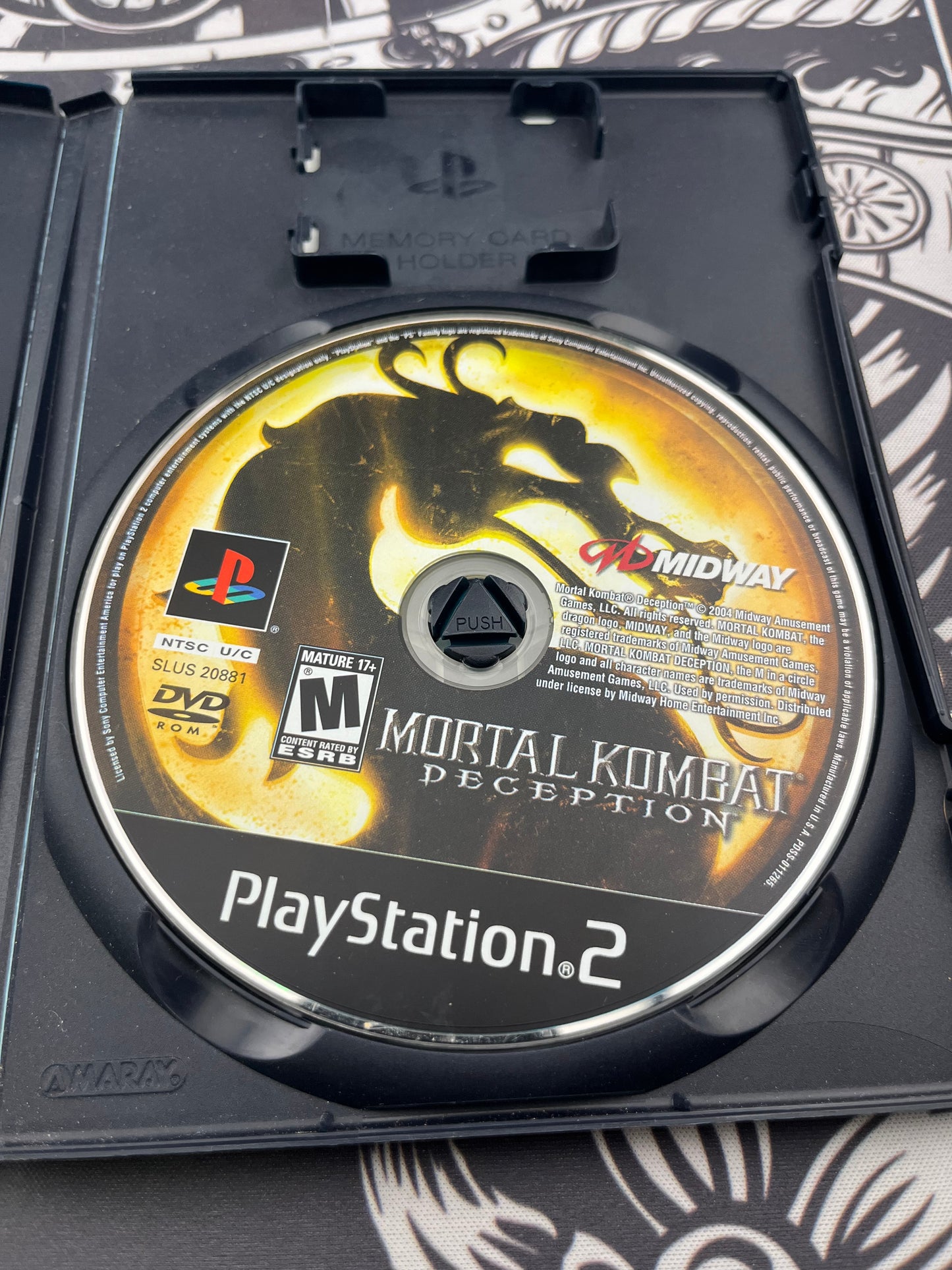 Mortal Kombat Deception PS2 No Manual