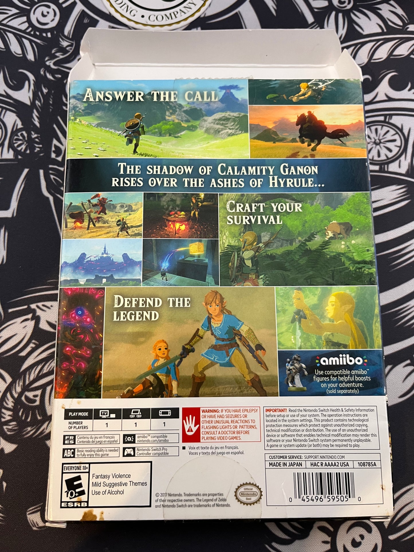 Zelda BOTW Explorers Guide No Game