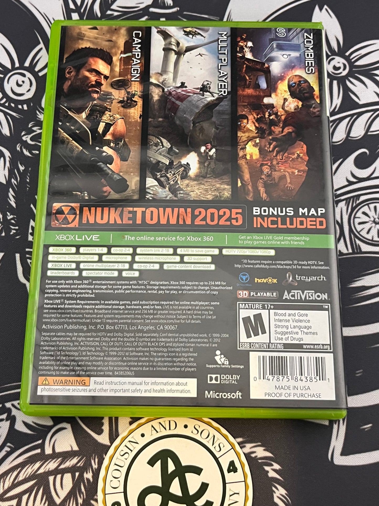 Call of Duty Black Ops 2 Xbox 360 CIB