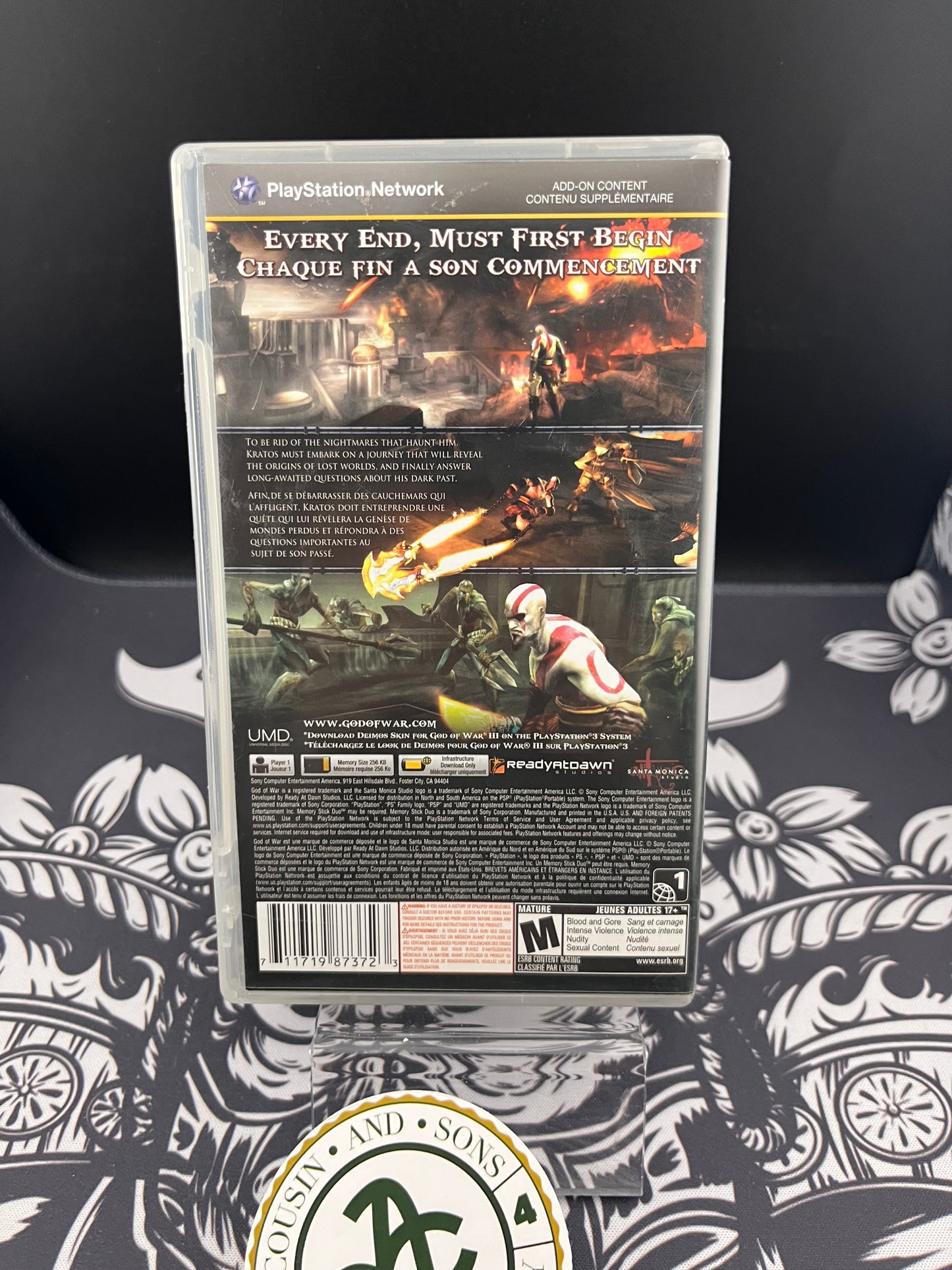 God of War Ghost of Sparta PSP CIB