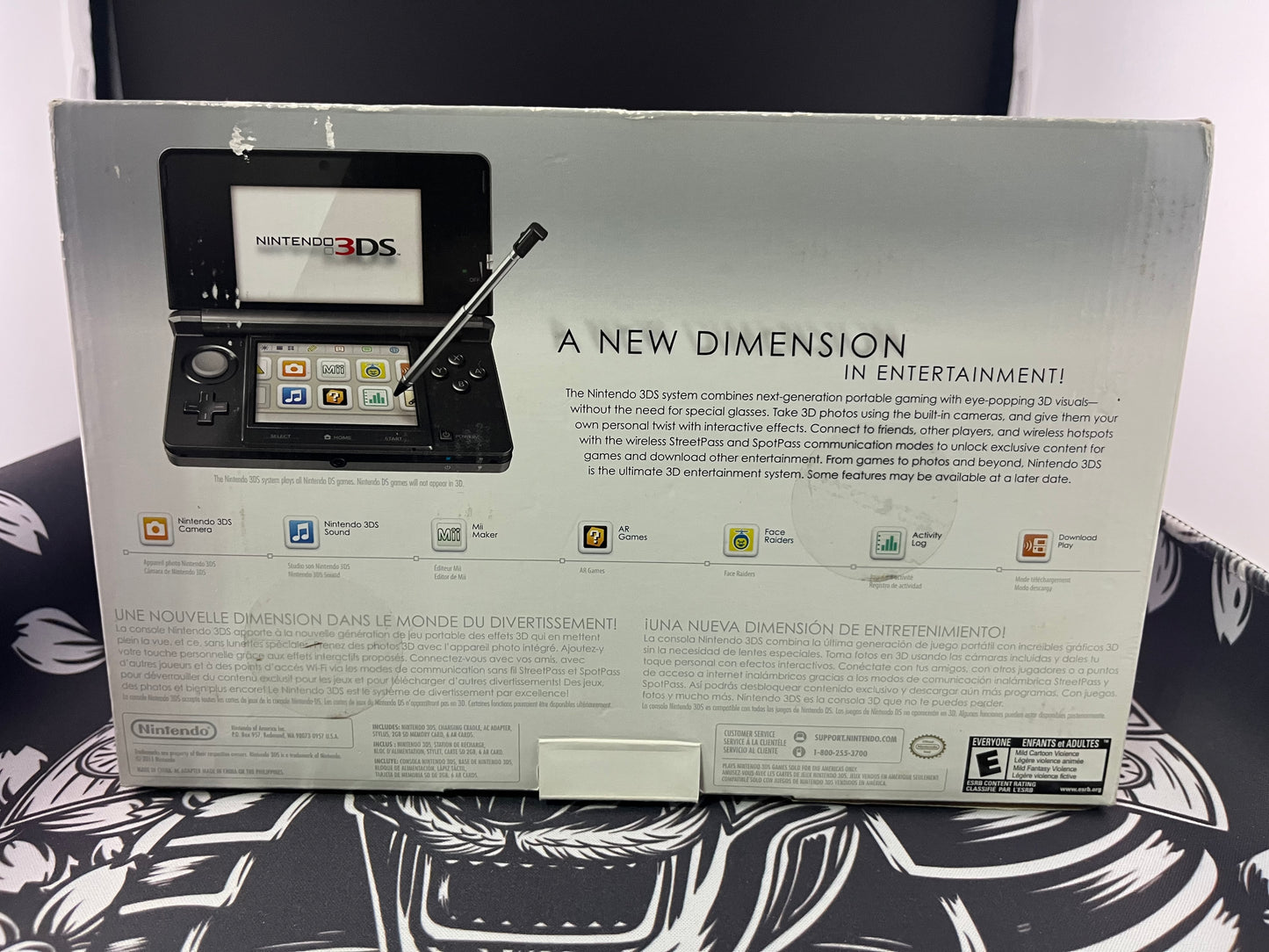 Cosmo Black 3DS Console CIB (No Game Included)
