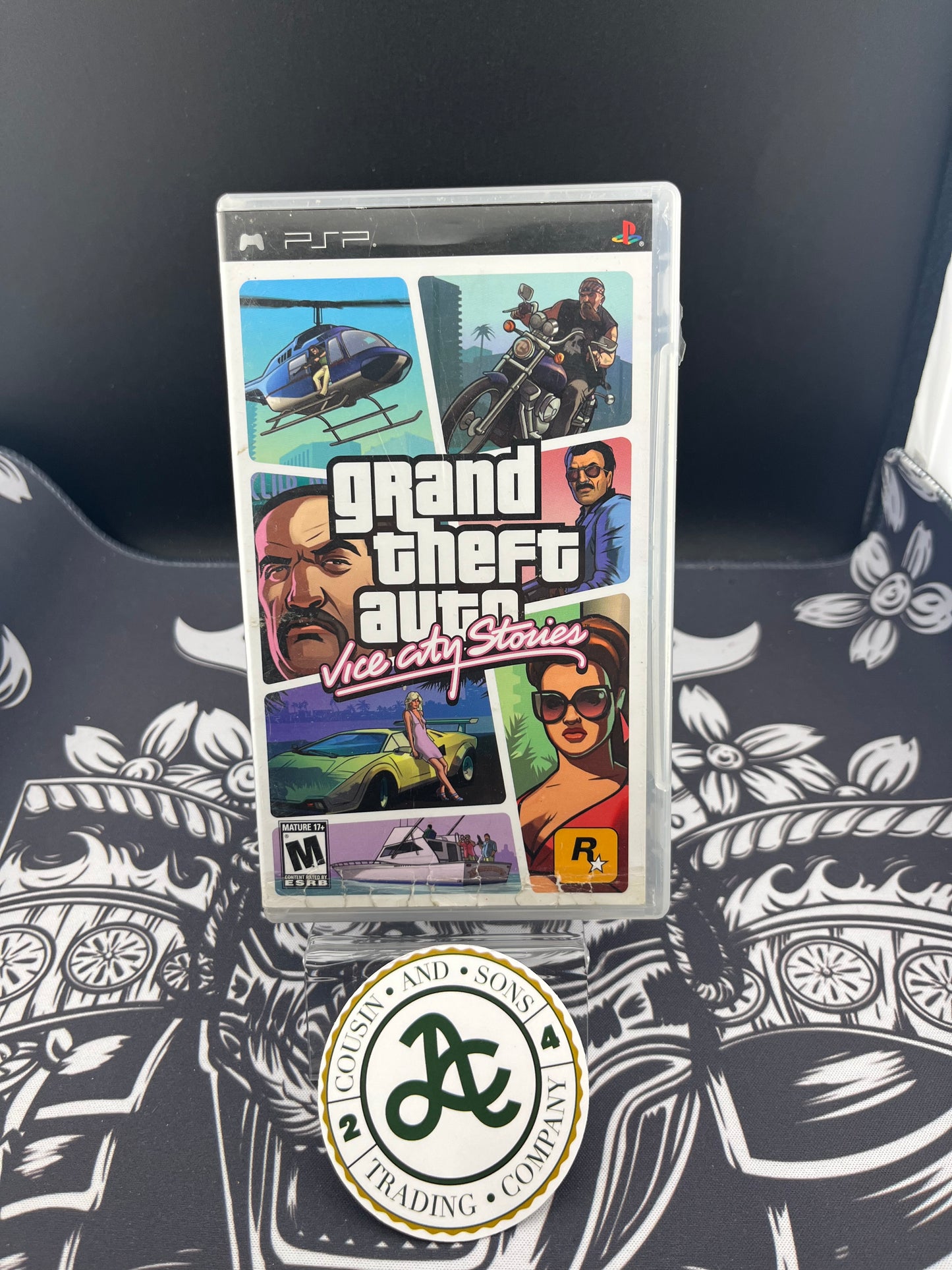 Grand Theft Auto Vice City Stories PSP - No Map - Okay condition CIB