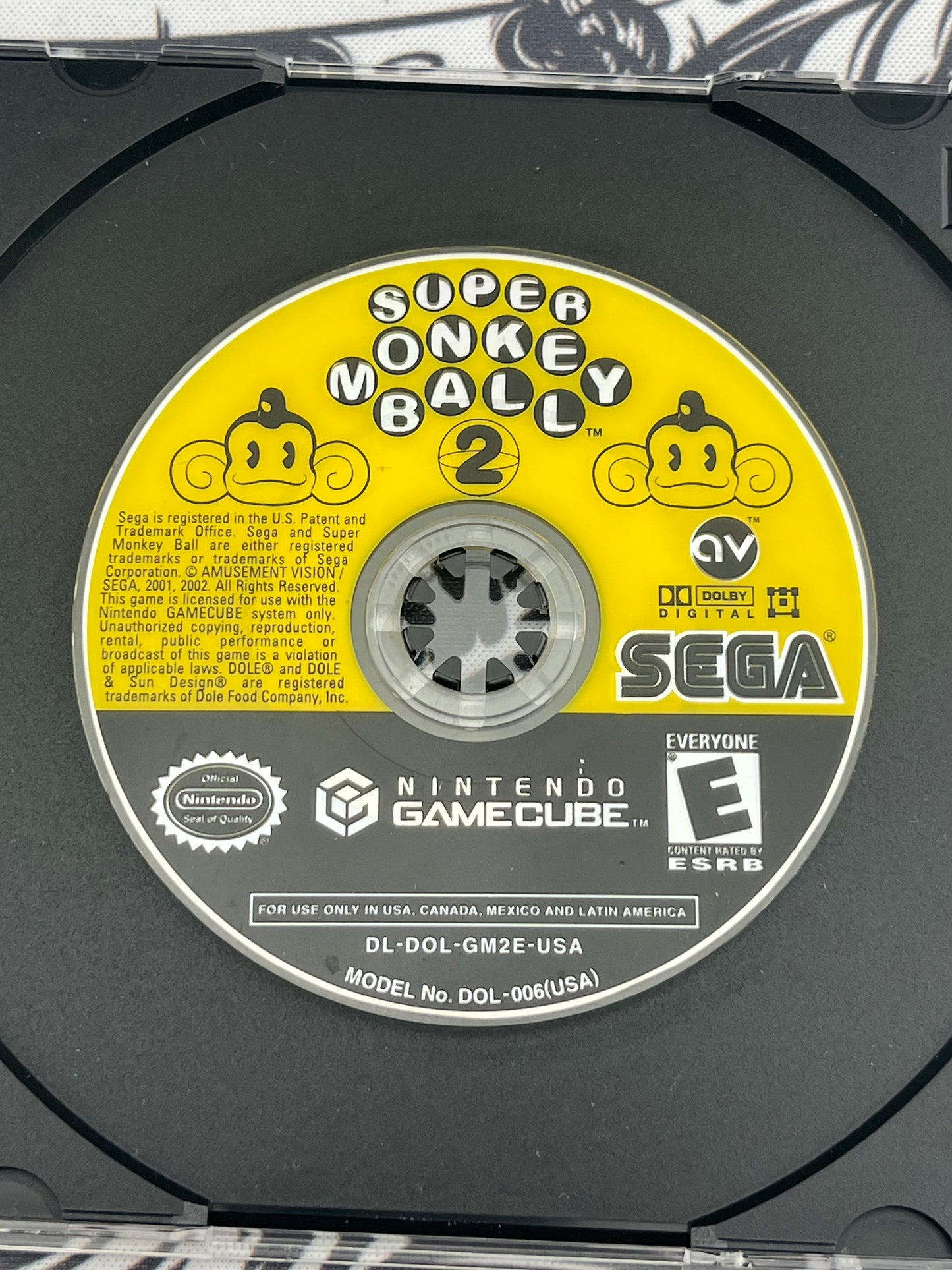 Super monkey ball 2 GameCube loose
