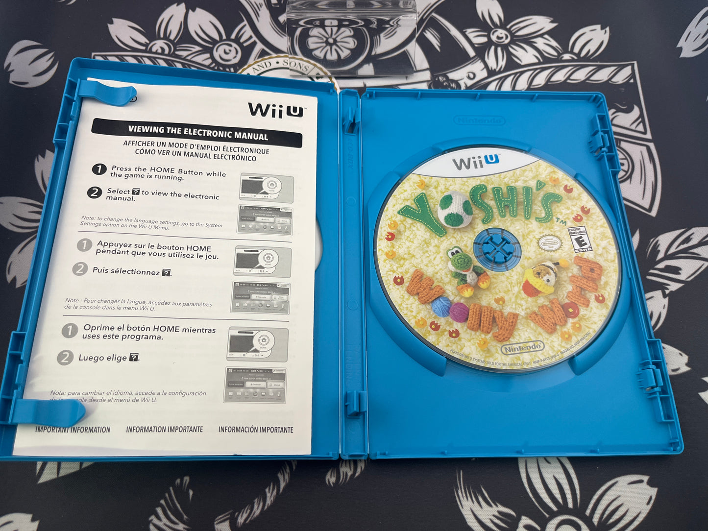 Yoshi Wooly World Wii U CIB