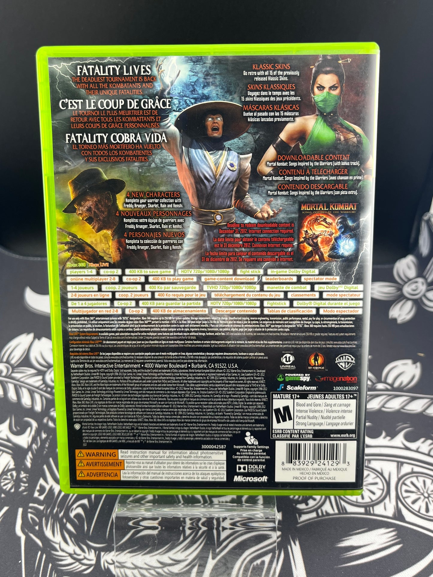 Mortal Kombat Komplete Edtion Xbox 360 CIB