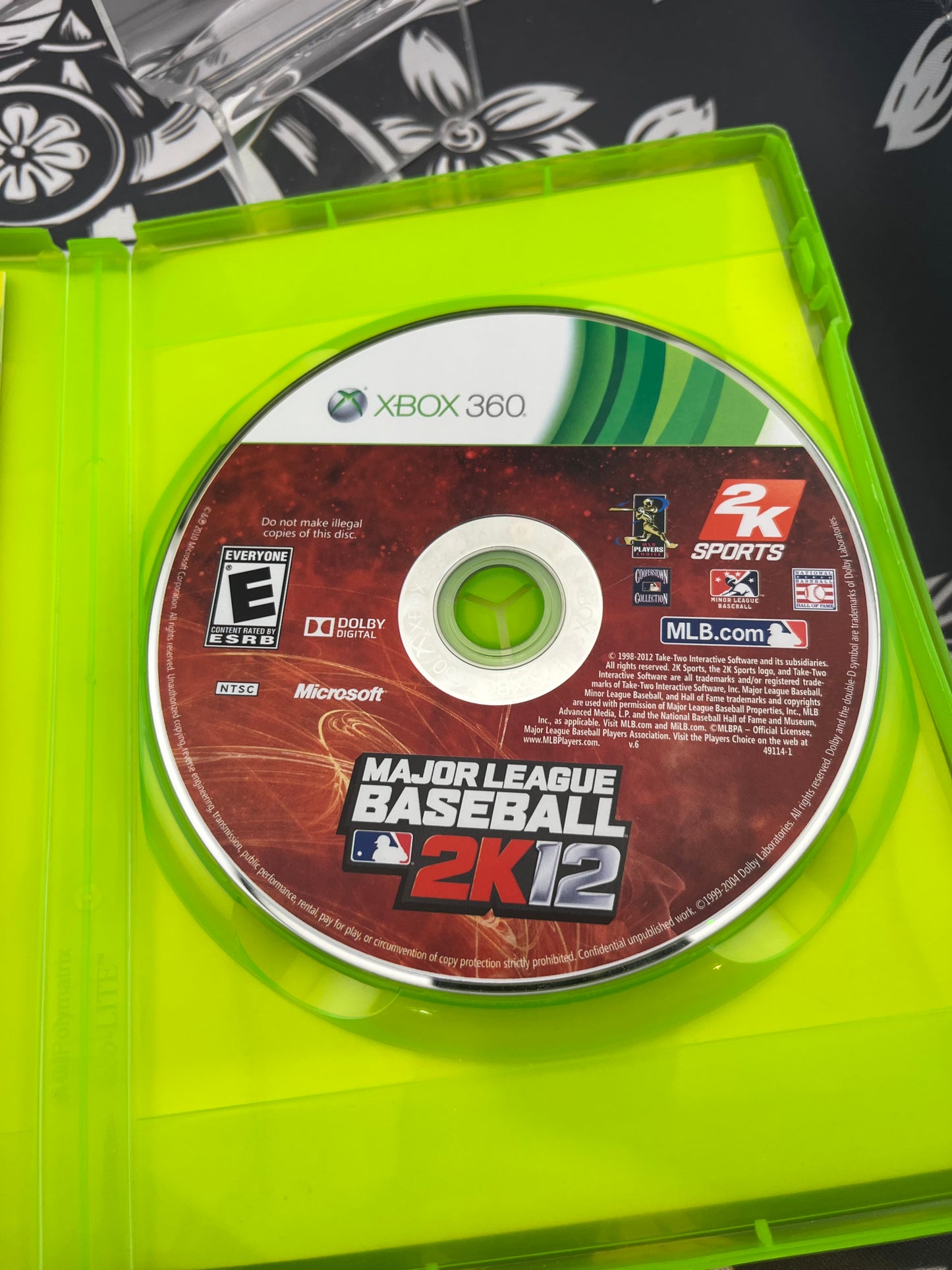 MLB 2K12 Major League Baseball Xbox 360 CIB