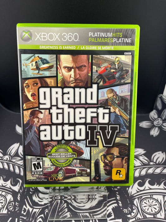 Grand Theft Auto IV GTA 4 PH Xbox 360 No Map