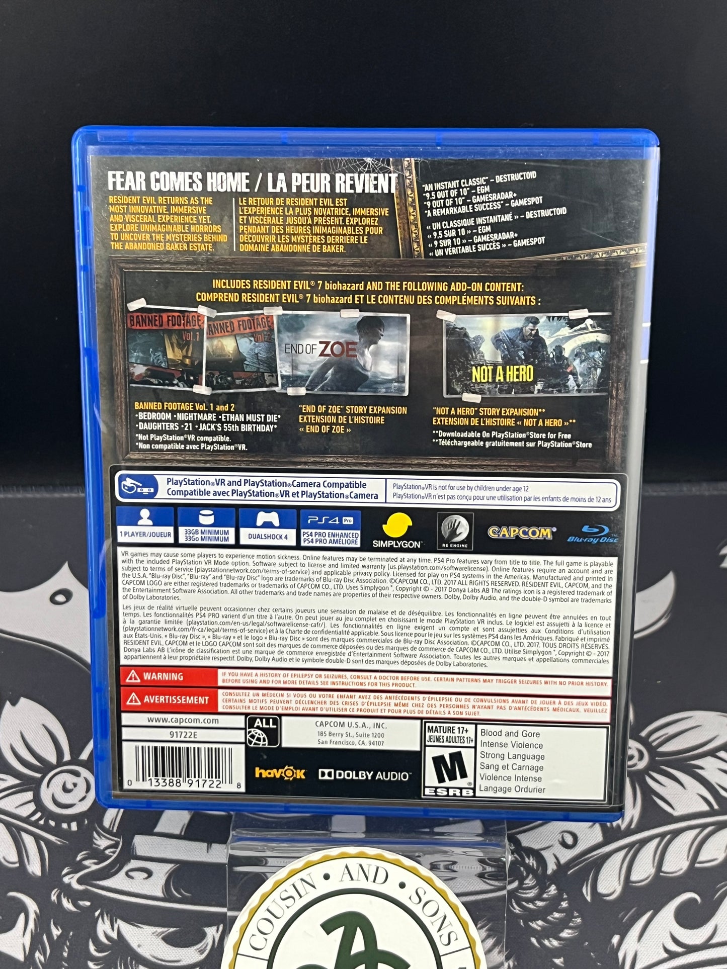 Resident Evil Biohazard PS4 CIB