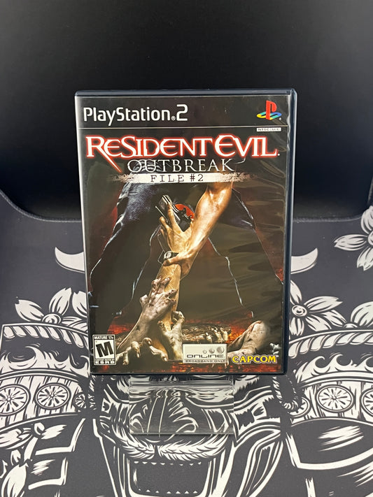 Resident Evil Outbreak File #2 PS2 CIB with Reg Card