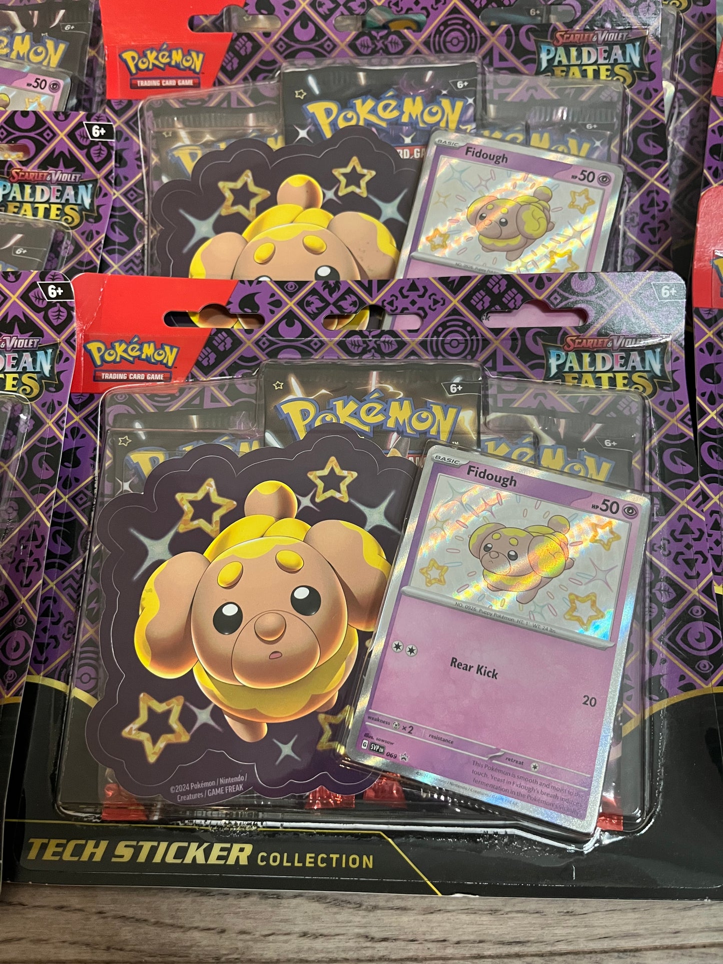 Paldean Fated Tech Sticker Collection - Fidough Case (12)