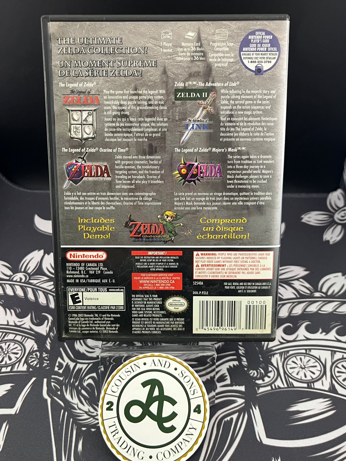 The Legend of Zelda Collectors Edition GameCube No Manual
