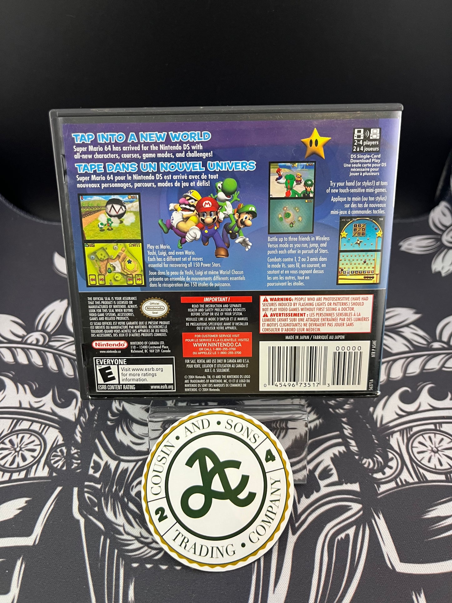 Super Mario 64 DS No Manual