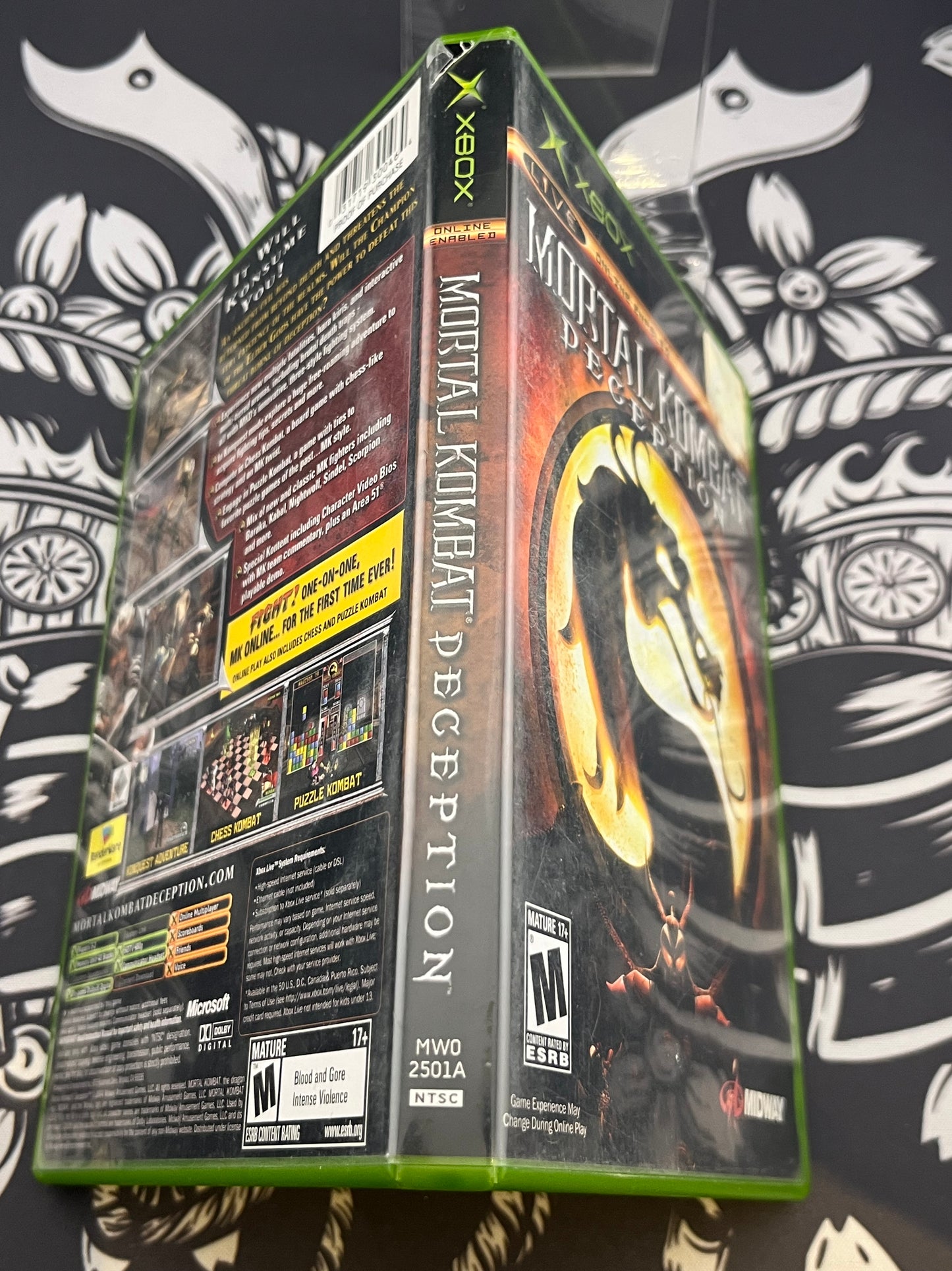 Mortal Kombat deception Xbox CIB