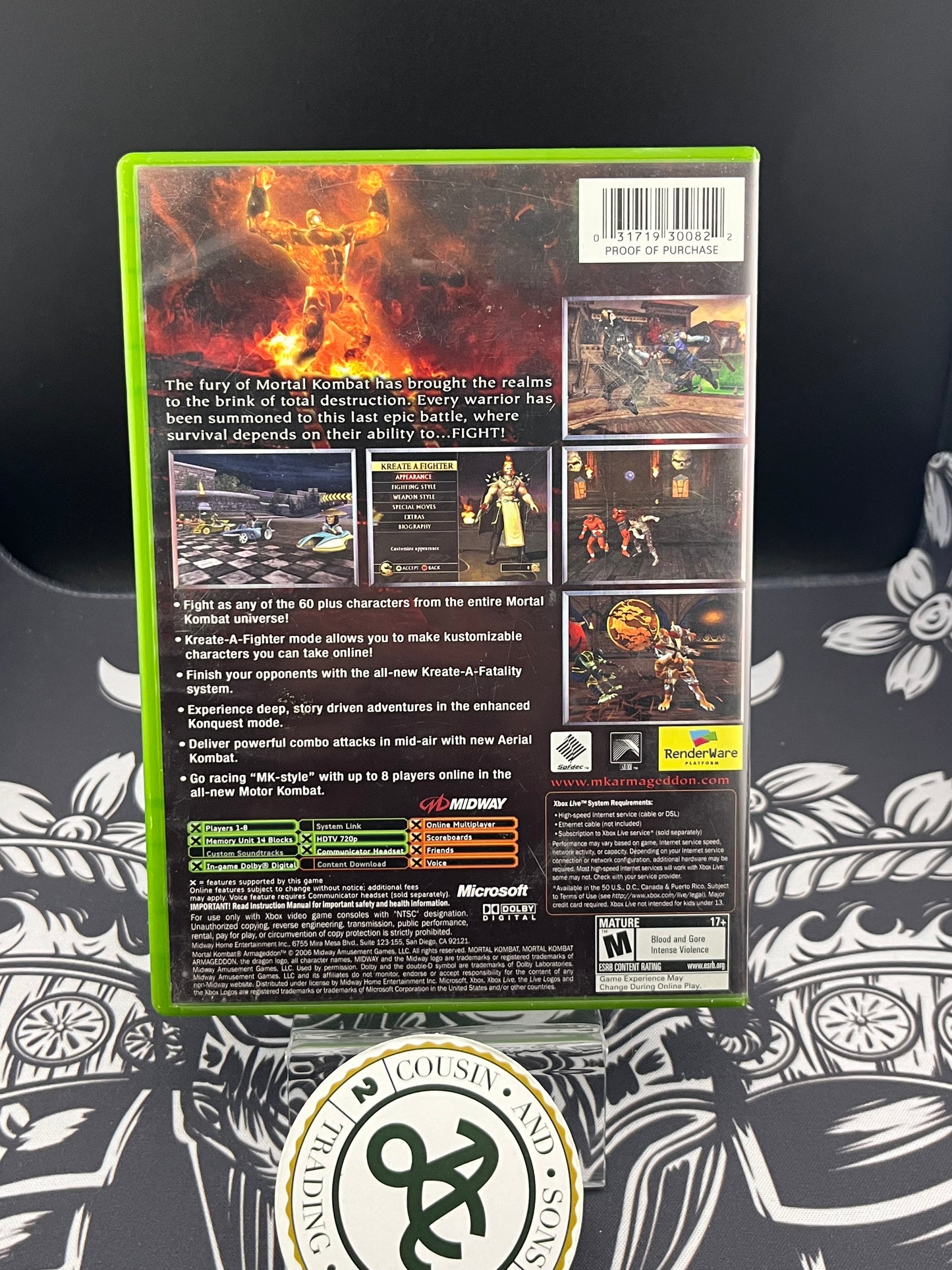 Mortal Kombat Armageddon Xbox CIB