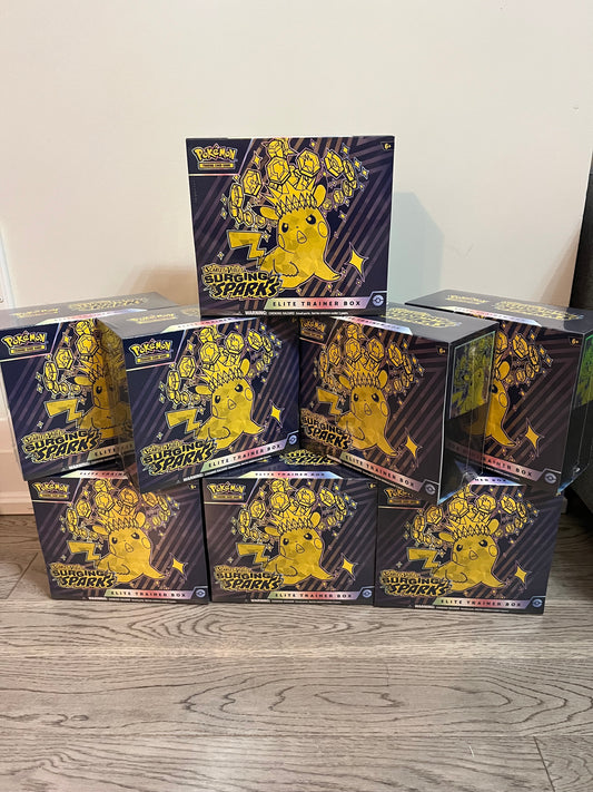 Surging Sparks Elite Trainer Box Case of 8