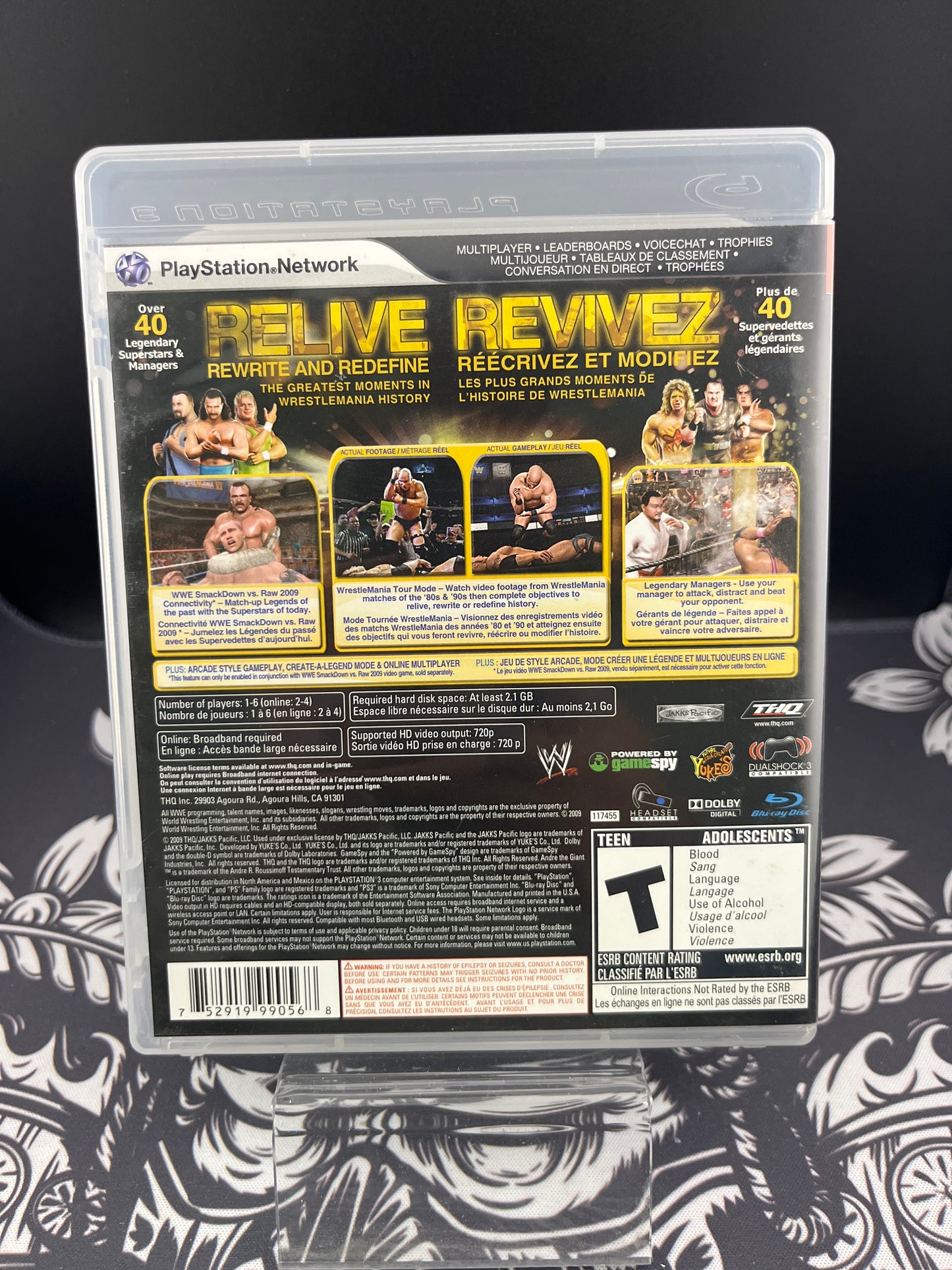 WWE Legends of Wrestlemania PS3 CIB