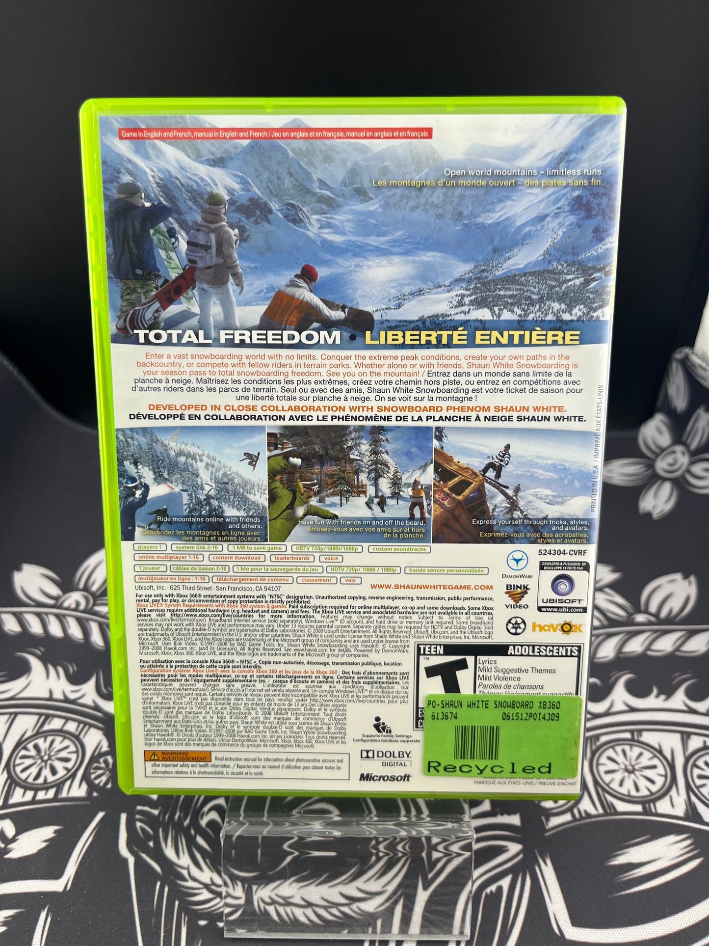 Shaun White Snowboarding Xbox 360