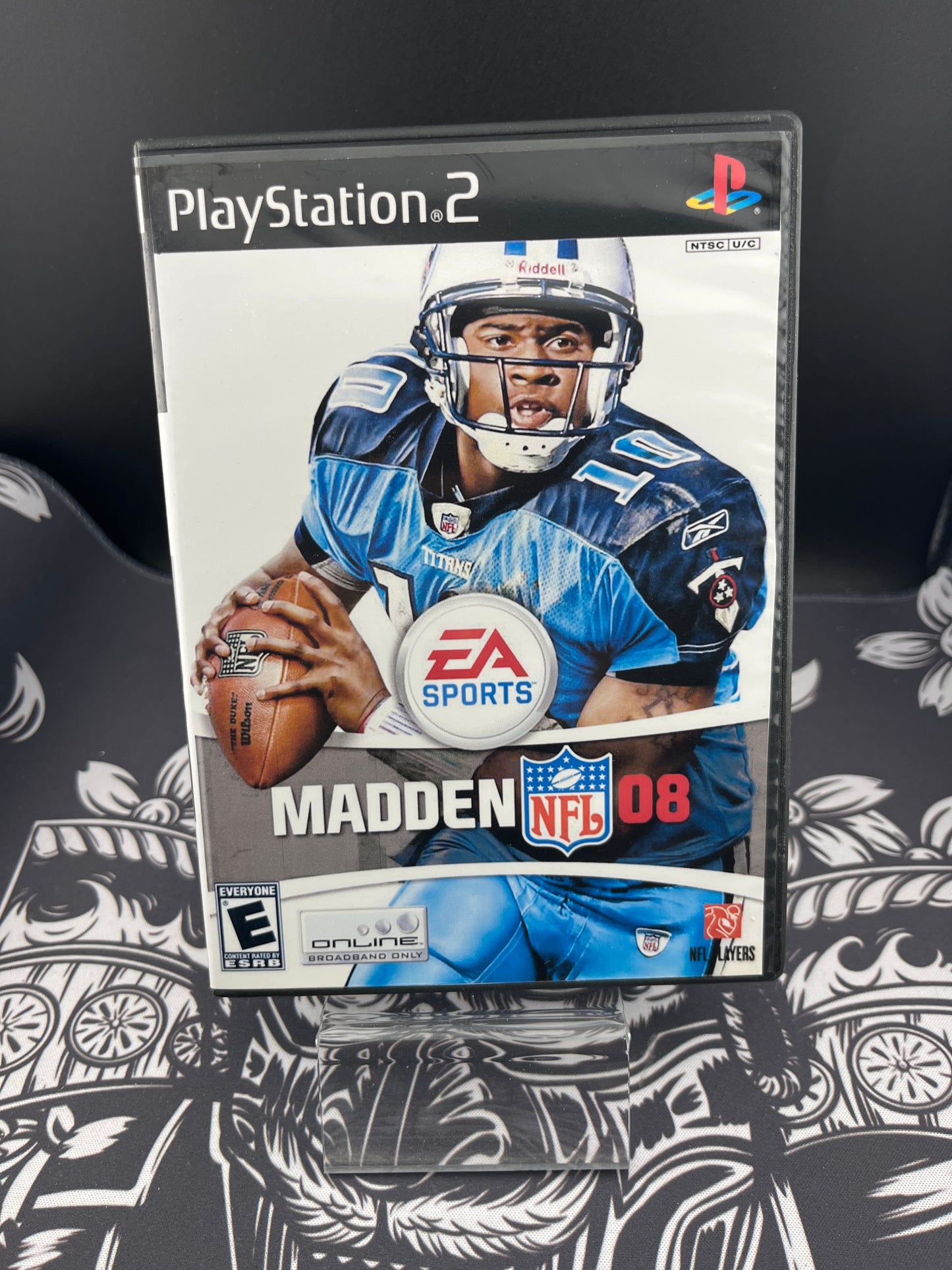 NFL Madden 08 PS2 (re-printed cover, no manual)