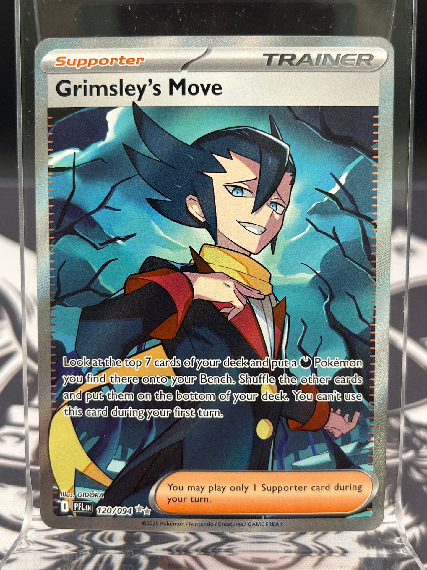 Grimsley's Move Full Art Holo 120/094 Phantasmal Flames NM