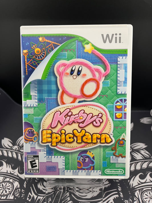 Kirby Epic Yarn Wii CIB