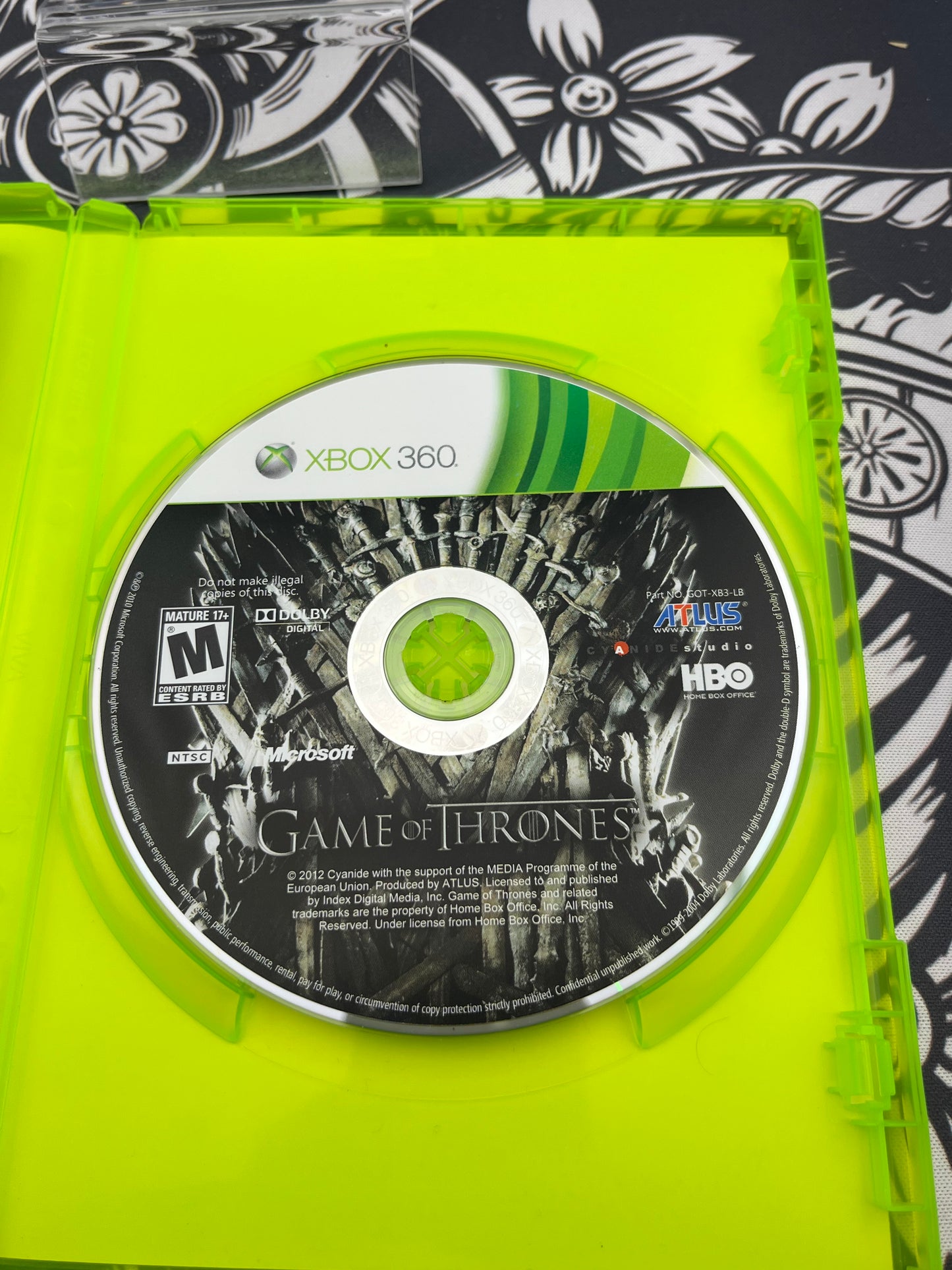 Game of Thrones Xbox 360 CIB