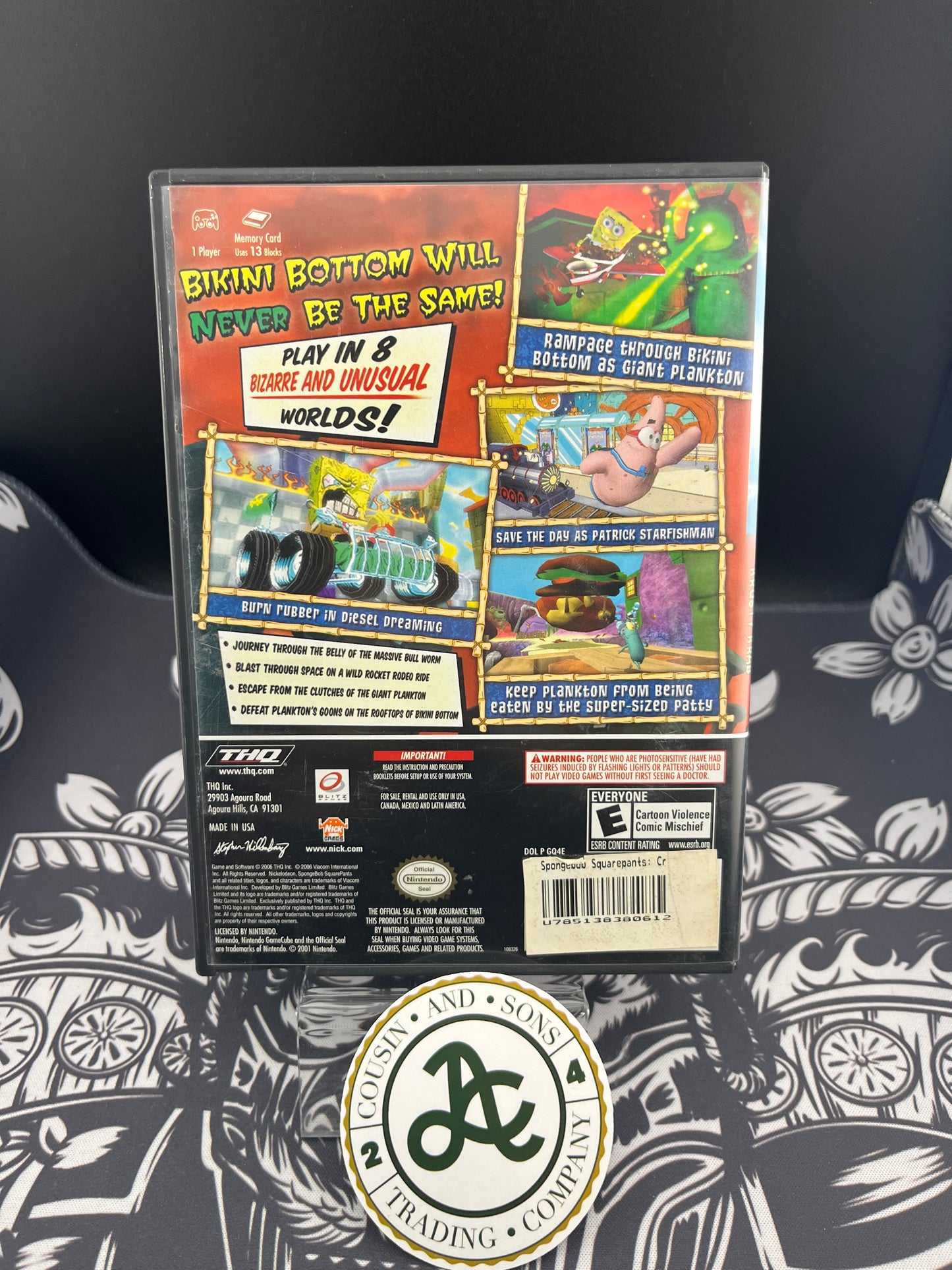 SpongeBob SquarePants Creature from The Krusty Krab GameCube CIB