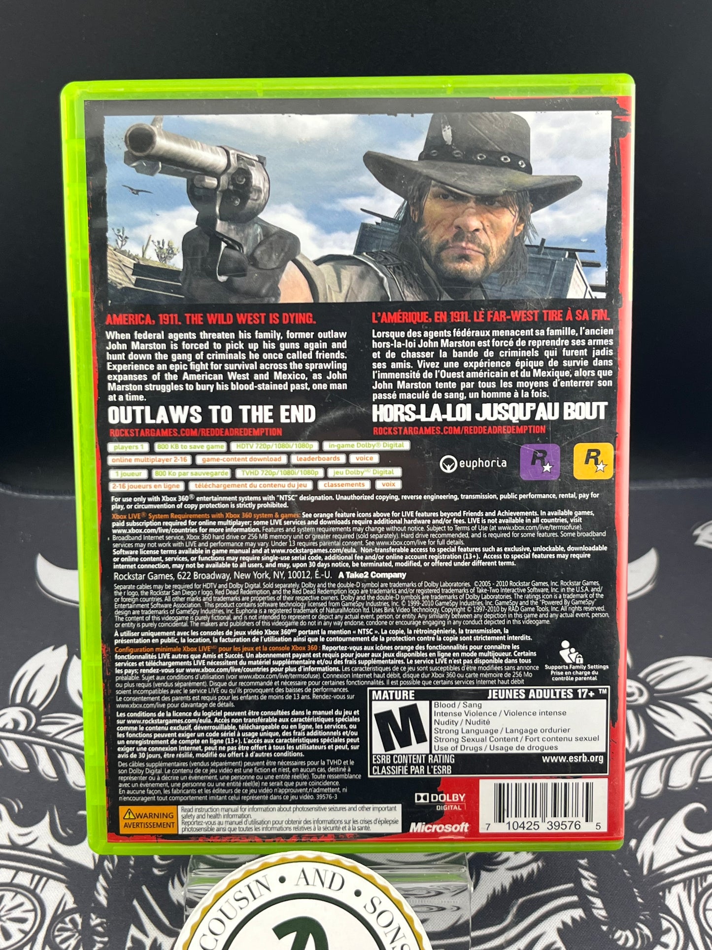 Red Dead Redemption Xbox 360 CIB