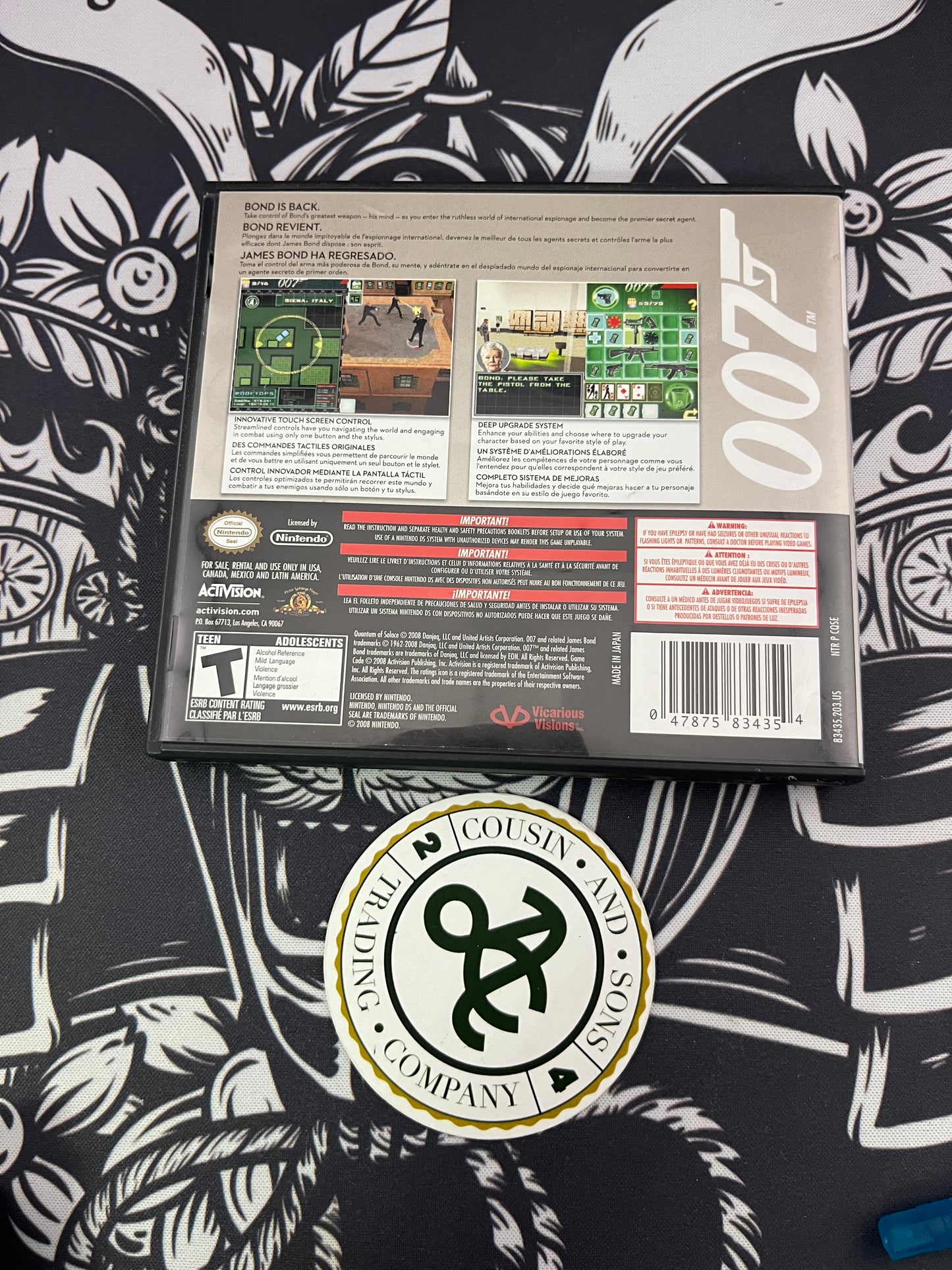 007 Quantum of Solace DS CIB