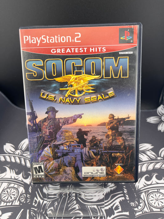 SOCOM US Navy Seals Greatest Hits GH PS2 CIB